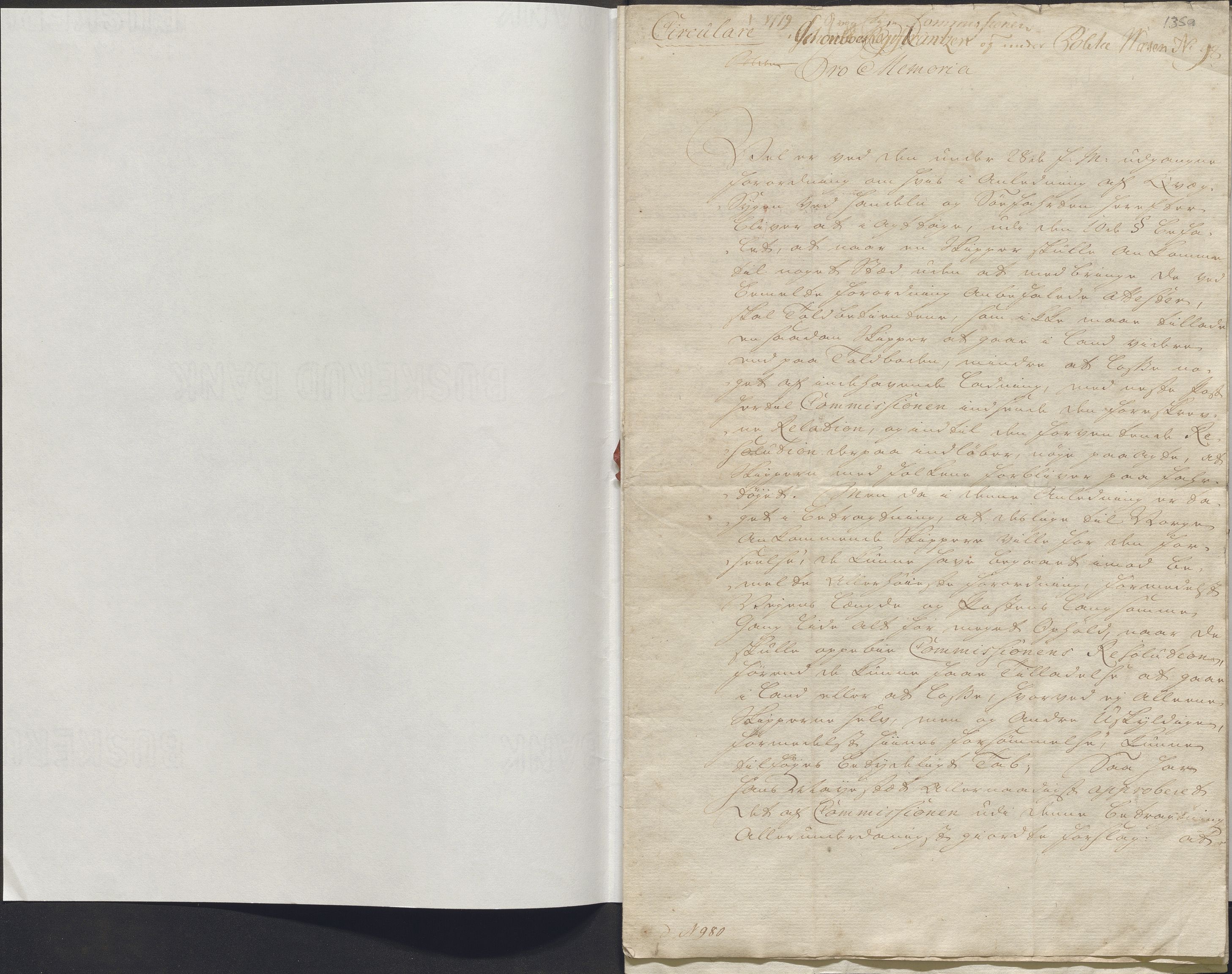 Stiftamtmannen i Bergen, SAB/A-100006/E/Ea/0163 / Lnr. 552 - Kvegsykekommisjonen, 1779-1790, p. 3