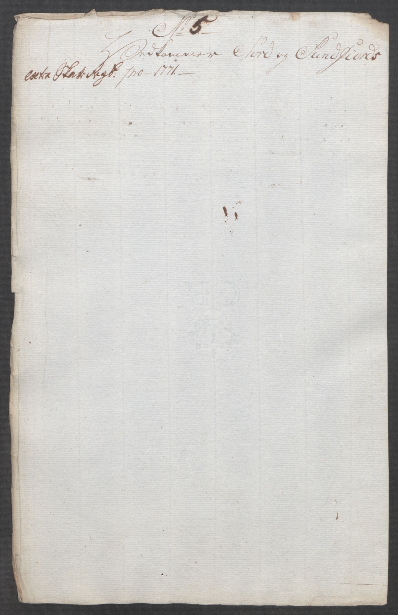 Rentekammeret inntil 1814, Reviderte regnskaper, Fogderegnskap, RA/EA-4092/R53/L3550: Ekstraskatten Sunn- og Nordfjord, 1762-1771, p. 357