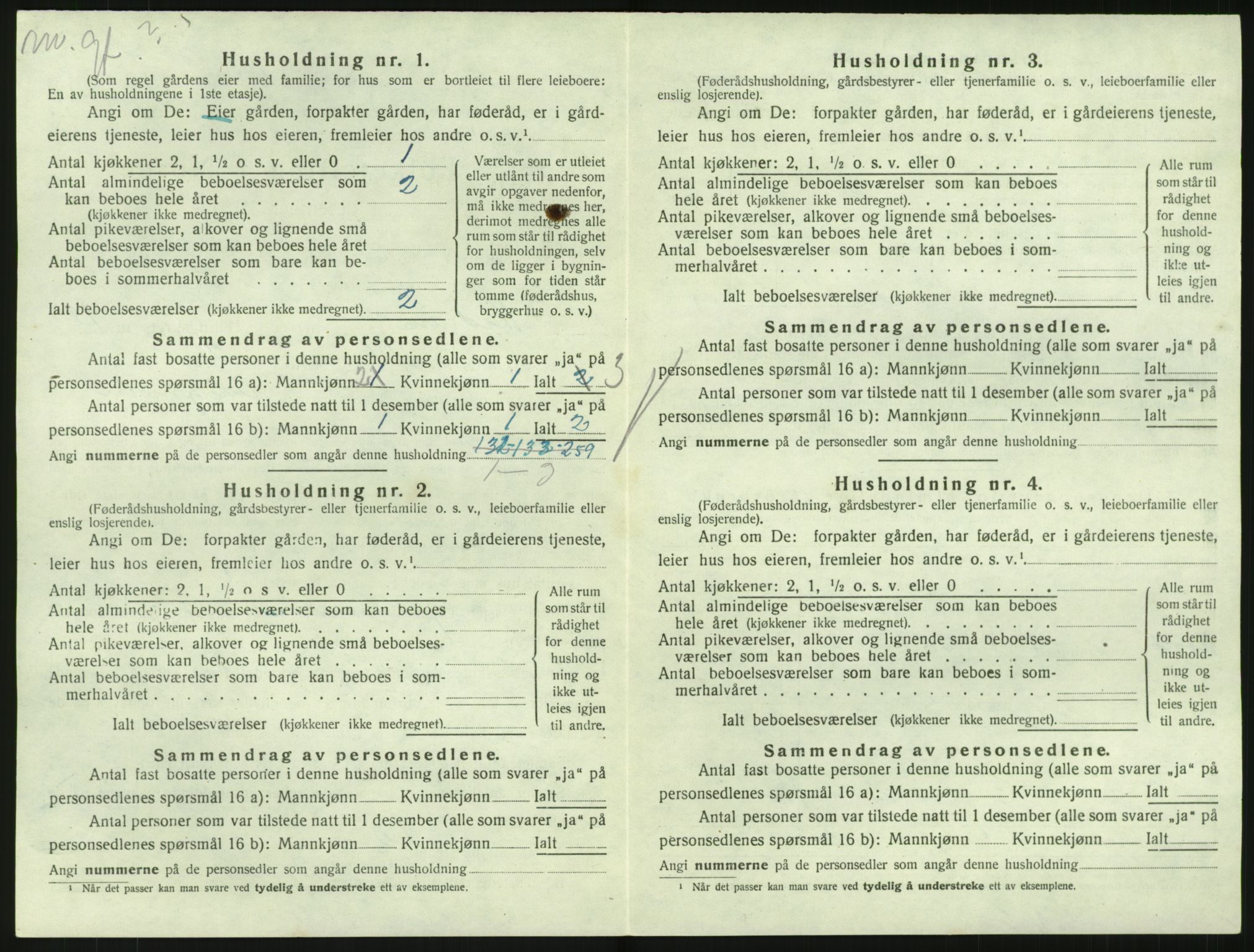 SAKO, 1920 census for Hedrum, 1920, p. 1642