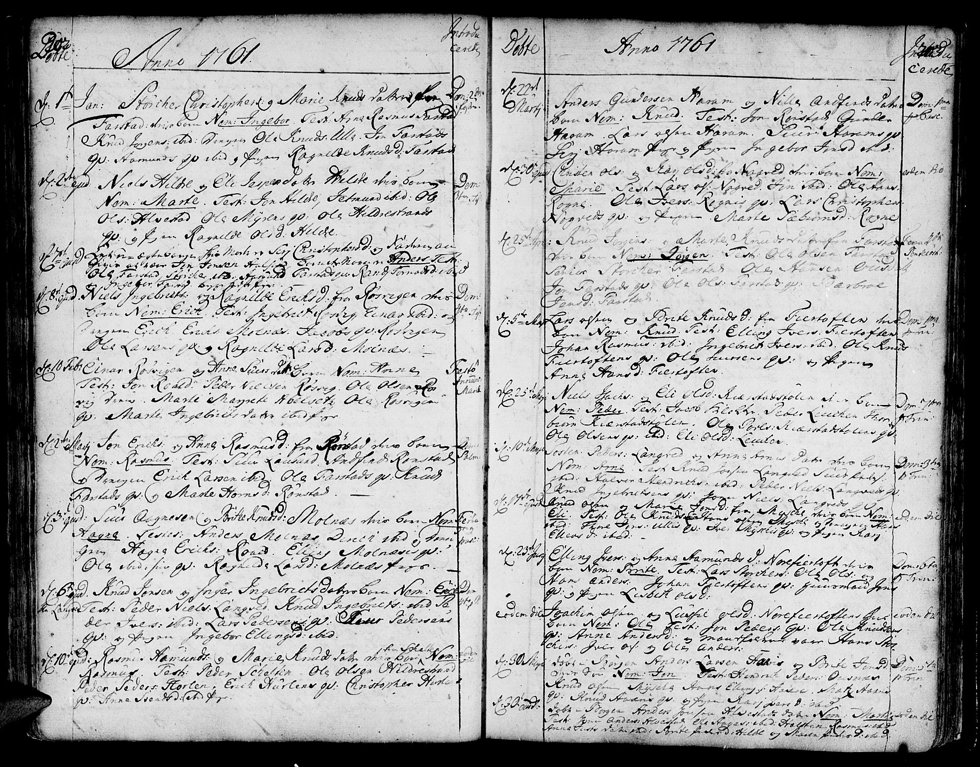 Ministerialprotokoller, klokkerbøker og fødselsregistre - Møre og Romsdal, SAT/A-1454/536/L0493: Parish register (official) no. 536A02, 1739-1802, p. 202-203