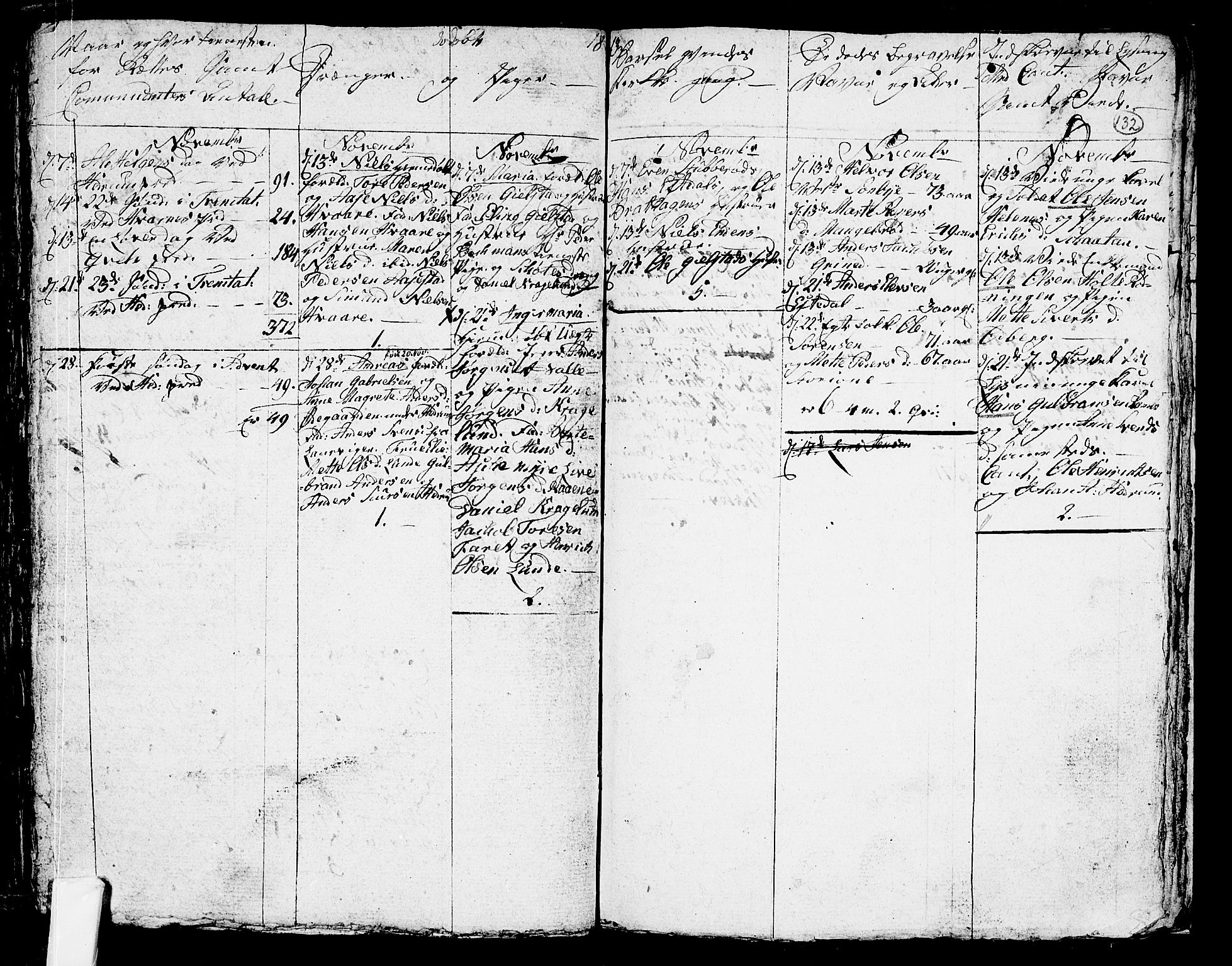 Hedrum kirkebøker, AV/SAKO-A-344/G/Ga/L0002: Parish register (copy) no. I 2, 1803-1817, p. 132