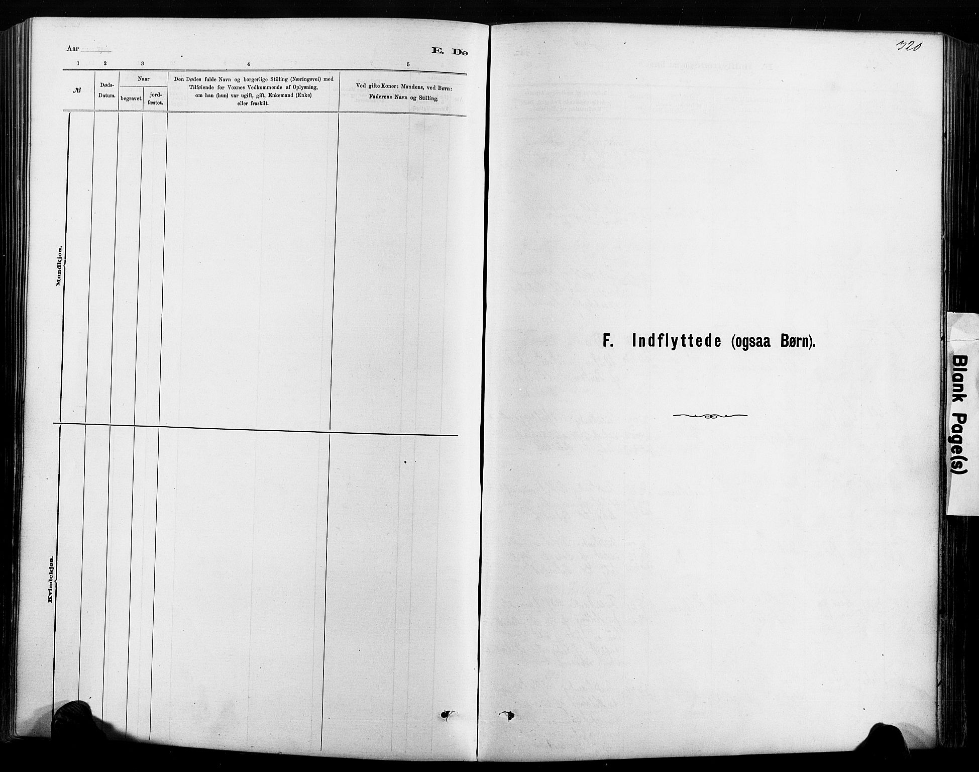 Hisøy sokneprestkontor, SAK/1111-0020/F/Fa/L0003: Parish register (official) no. A 3, 1881-1894, p. 320