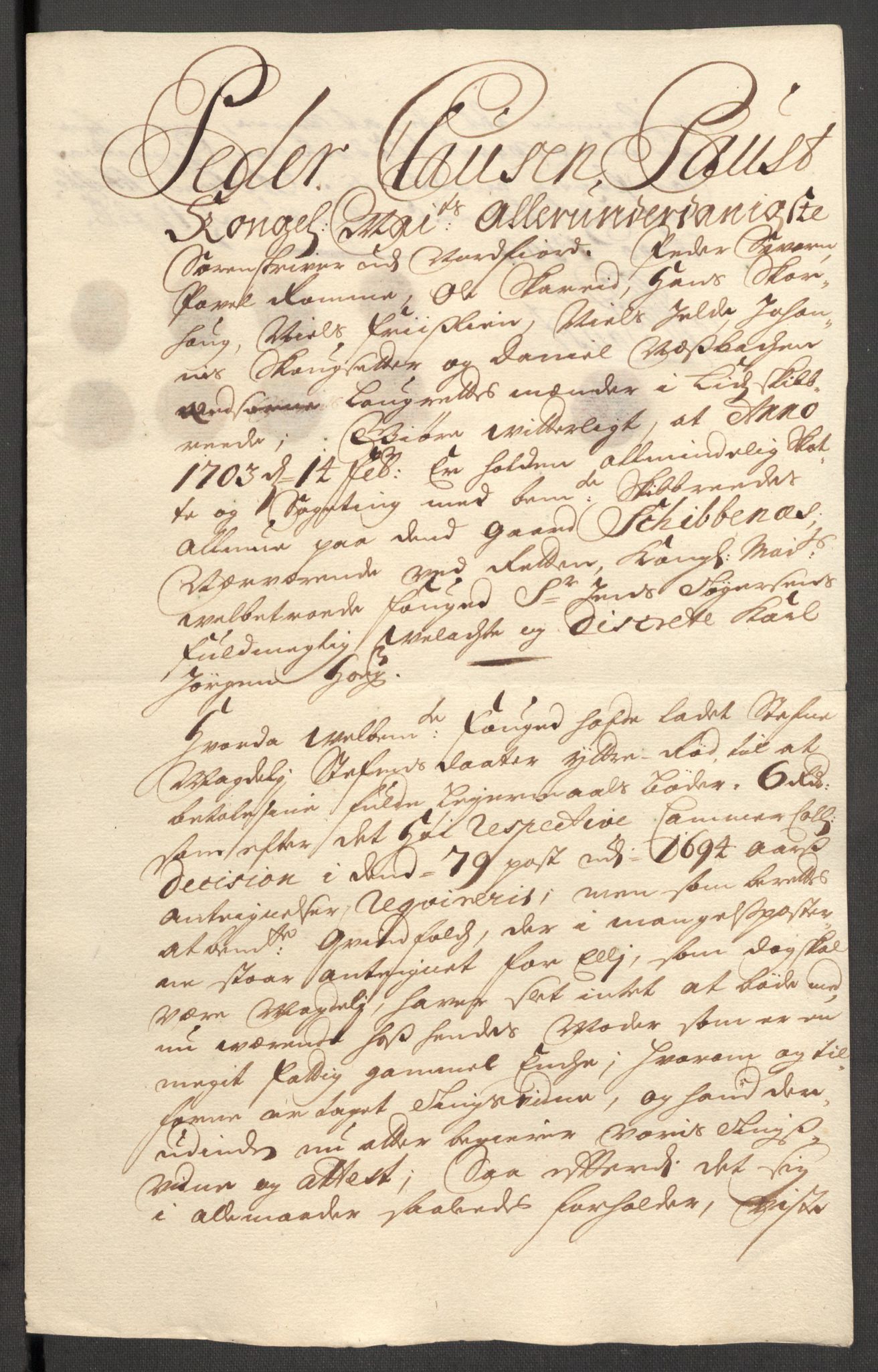 Rentekammeret inntil 1814, Reviderte regnskaper, Fogderegnskap, AV/RA-EA-4092/R53/L3424: Fogderegnskap Sunn- og Nordfjord, 1699, p. 558