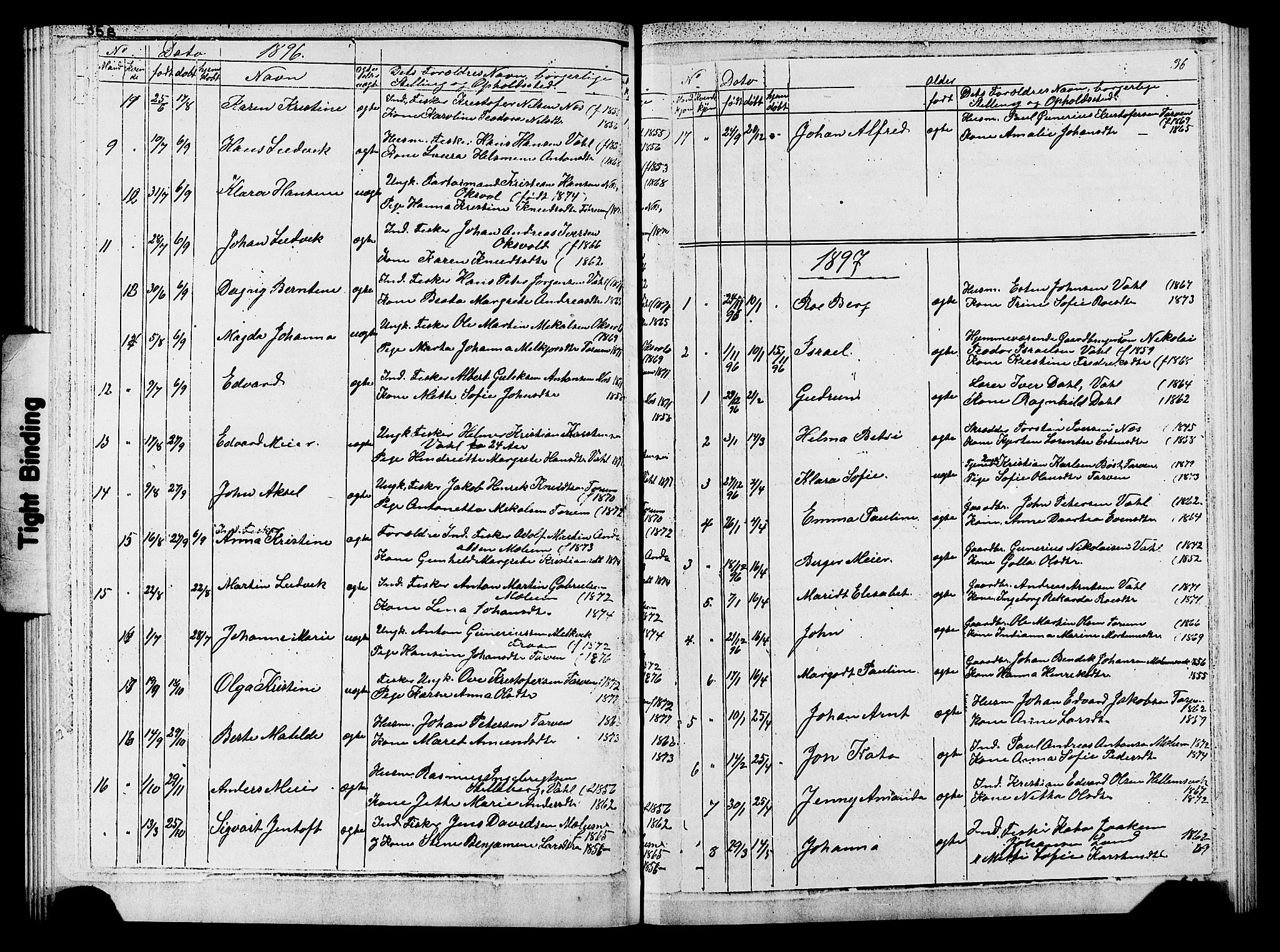 Ministerialprotokoller, klokkerbøker og fødselsregistre - Sør-Trøndelag, AV/SAT-A-1456/652/L0653: Parish register (copy) no. 652C01, 1866-1910, p. 36