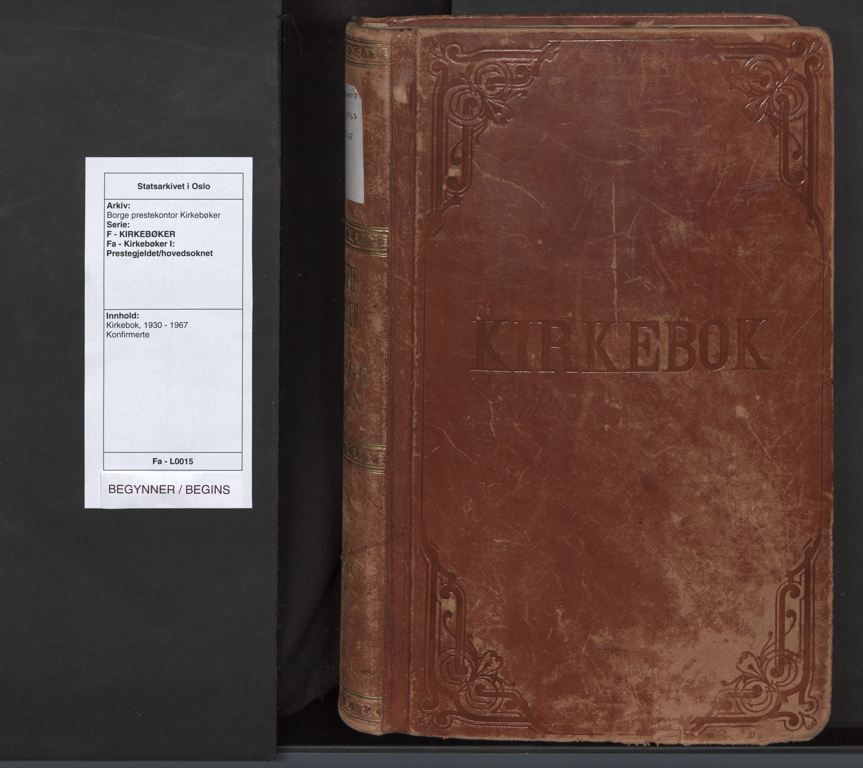 Borge prestekontor Kirkebøker, SAO/A-10903/F/Fa/L0015: Parish register (official) no. I 15, 1930-1967