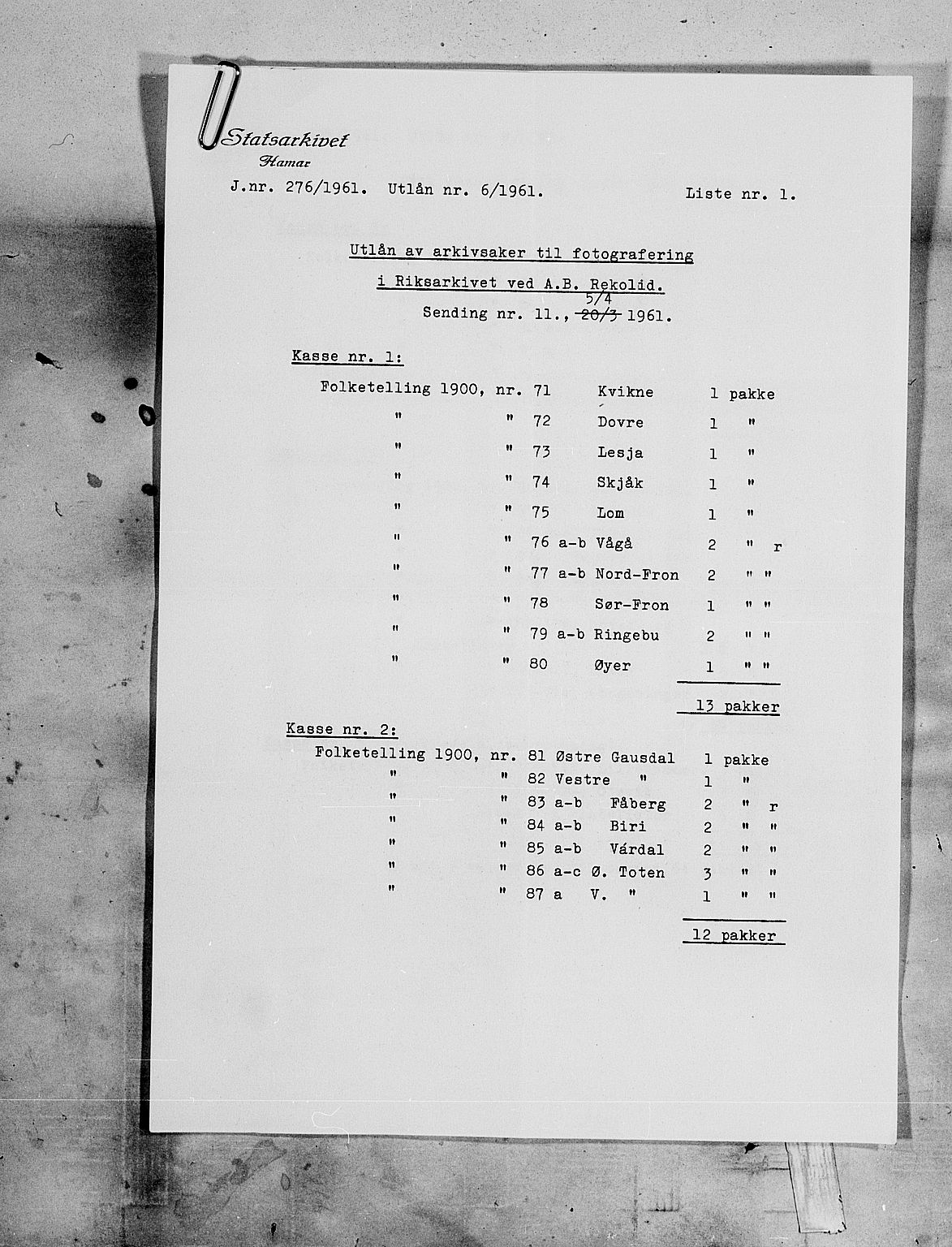 SAH, 1900 census for Skjåk, 1900, p. 2