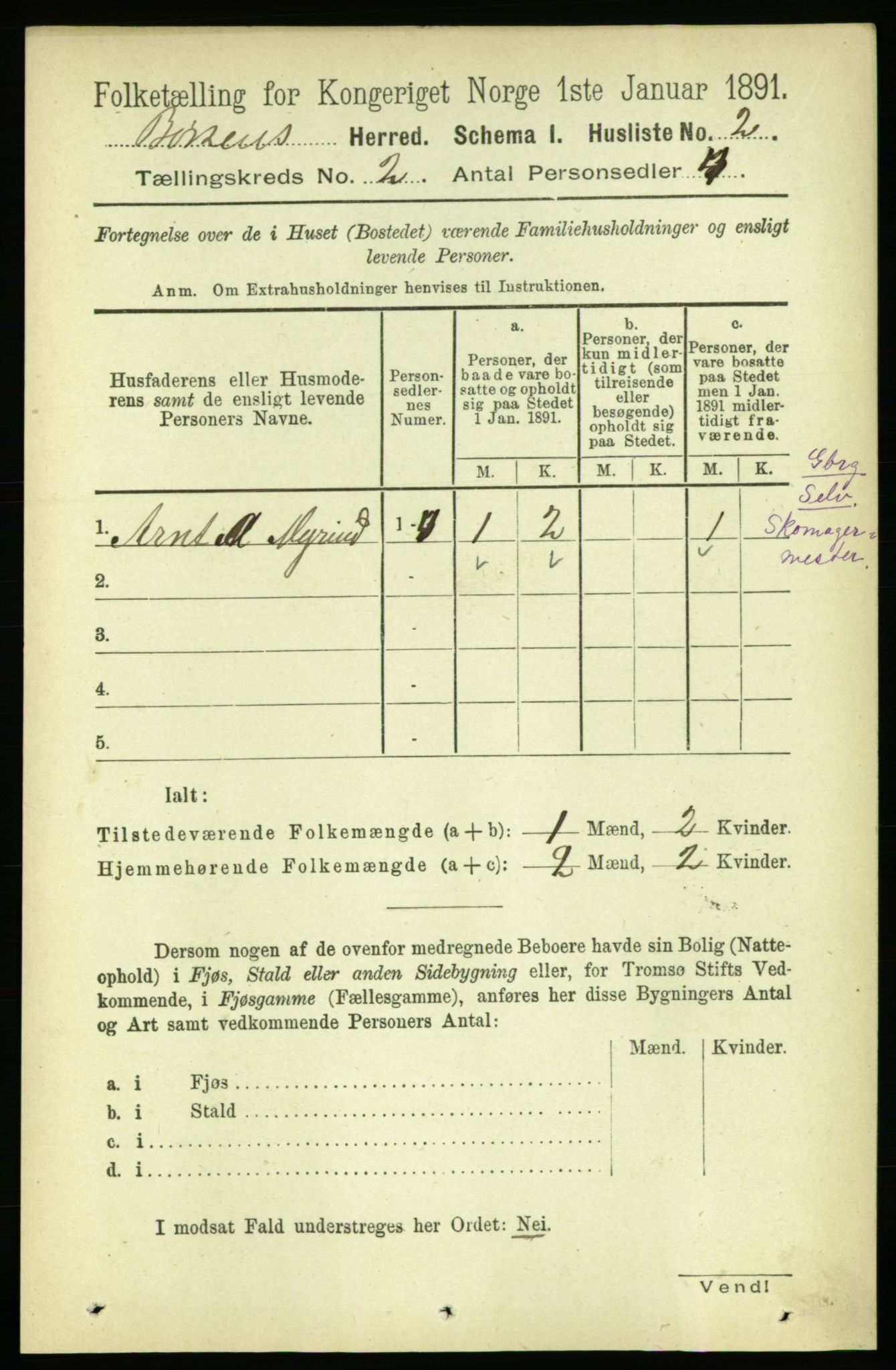 RA, 1891 census for 1658 Børsa, 1891, p. 456