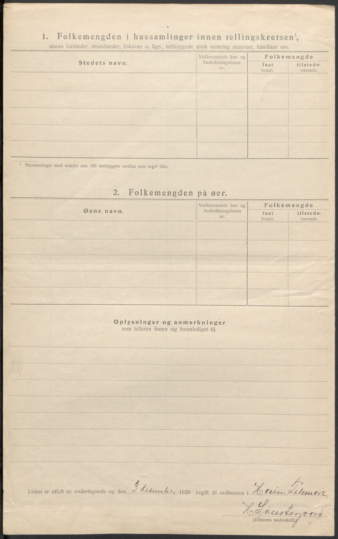 SAKO, 1920 census for Hovin, 1920, p. 25