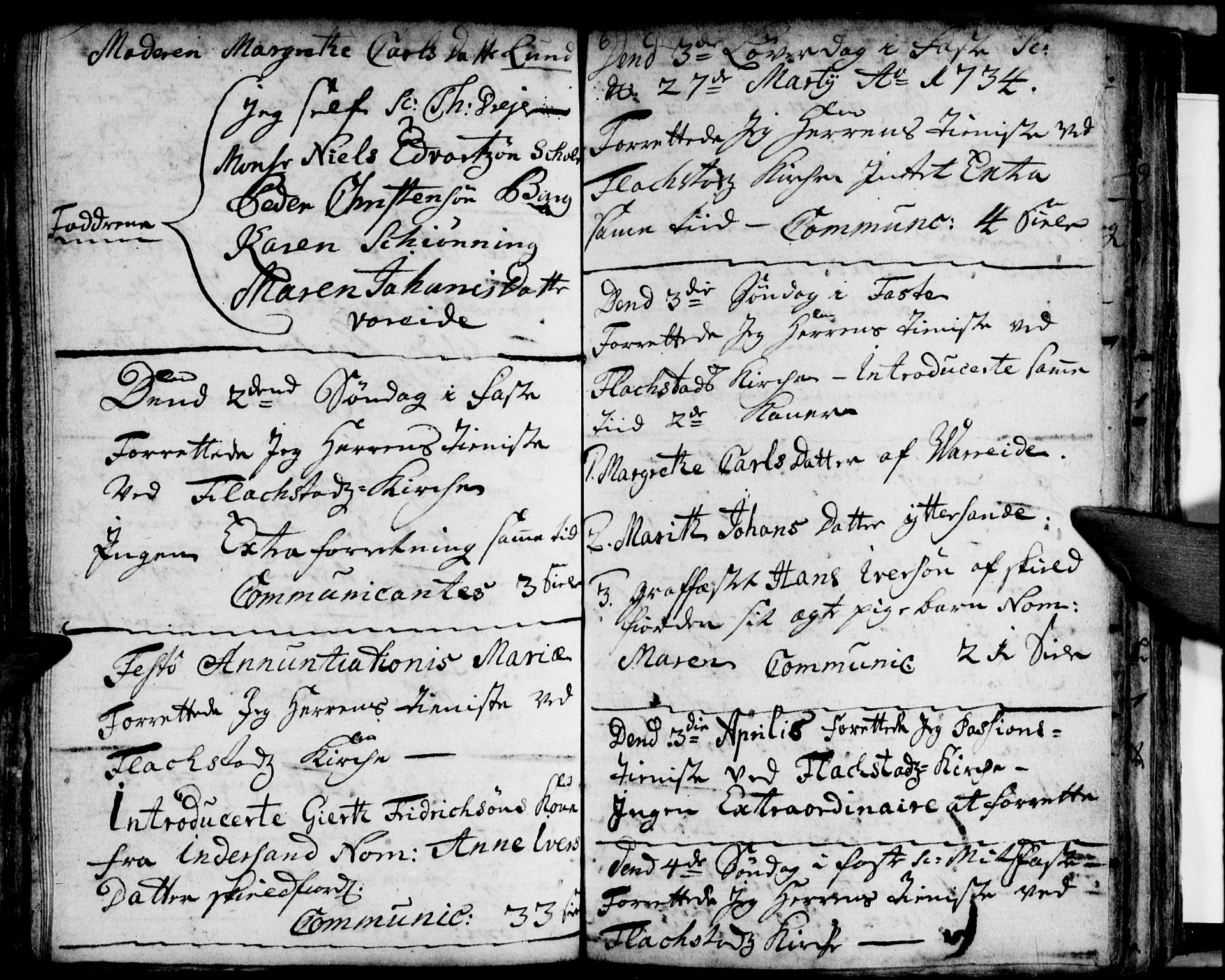 Ministerialprotokoller, klokkerbøker og fødselsregistre - Nordland, AV/SAT-A-1459/881/L1162: Curate's parish register no. 881B01, 1704-1748