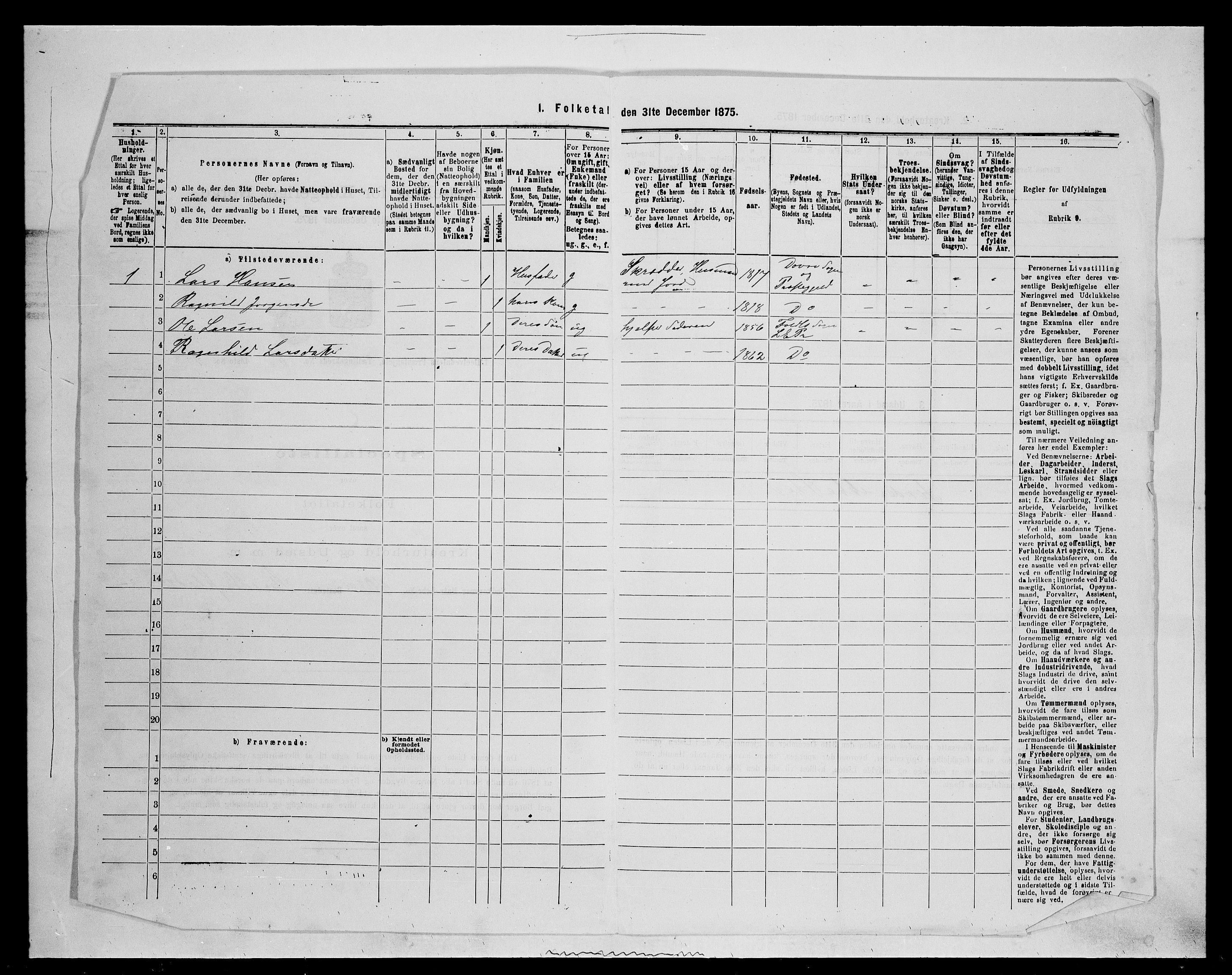 SAH, 1875 census for 0438P Lille Elvedalen, 1875, p. 728