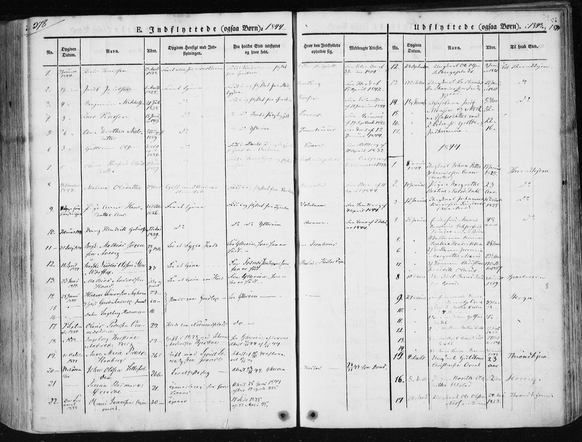 Ministerialprotokoller, klokkerbøker og fødselsregistre - Nord-Trøndelag, SAT/A-1458/730/L0280: Parish register (official) no. 730A07 /1, 1840-1854, p. 378