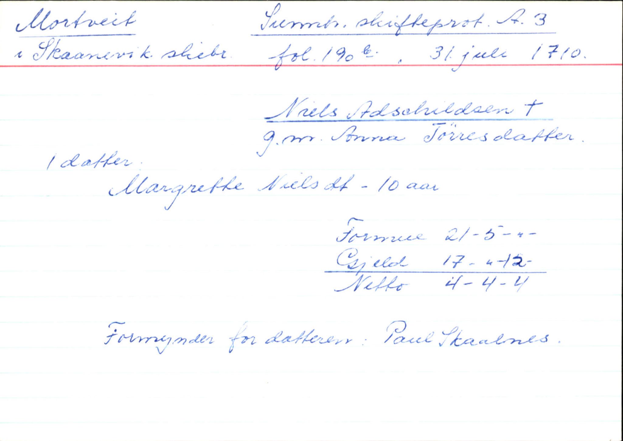 Skiftekort ved Statsarkivet i Bergen, SAB/SKIFTEKORT/004/L0002: Skifteprotokoll nr. 3, 1708-1717, p. 873