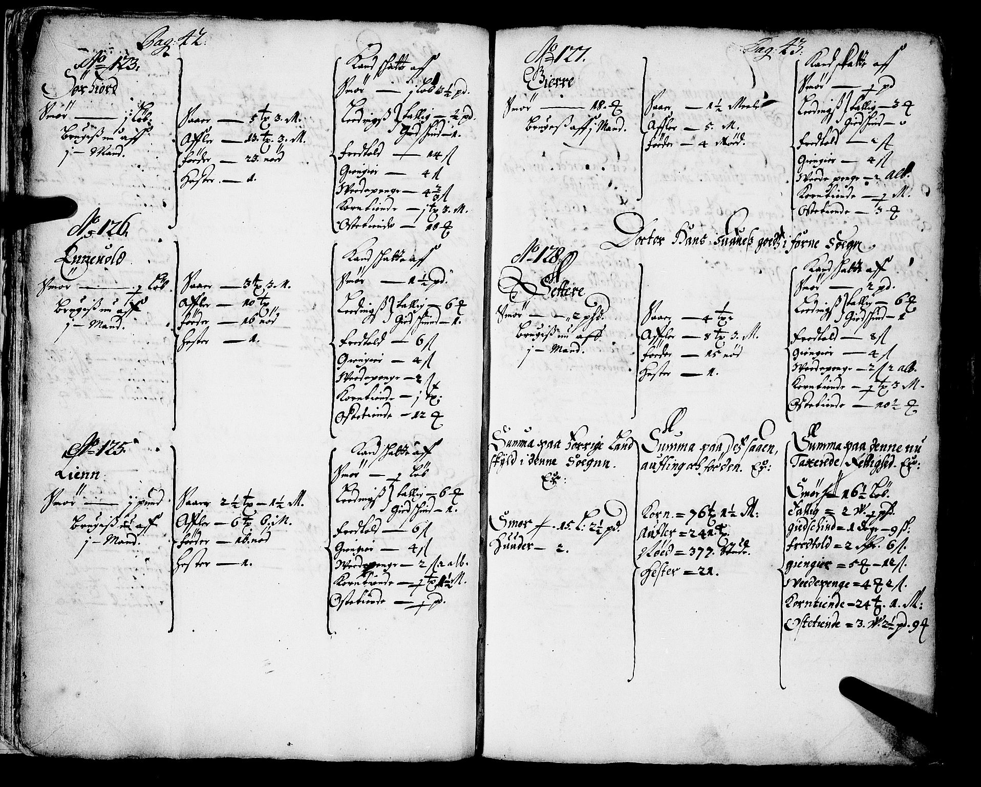 Rentekammeret inntil 1814, Realistisk ordnet avdeling, AV/RA-EA-4070/N/Nb/Nba/L0043: Sunnfjord fogderi, 1667, p. 42-43