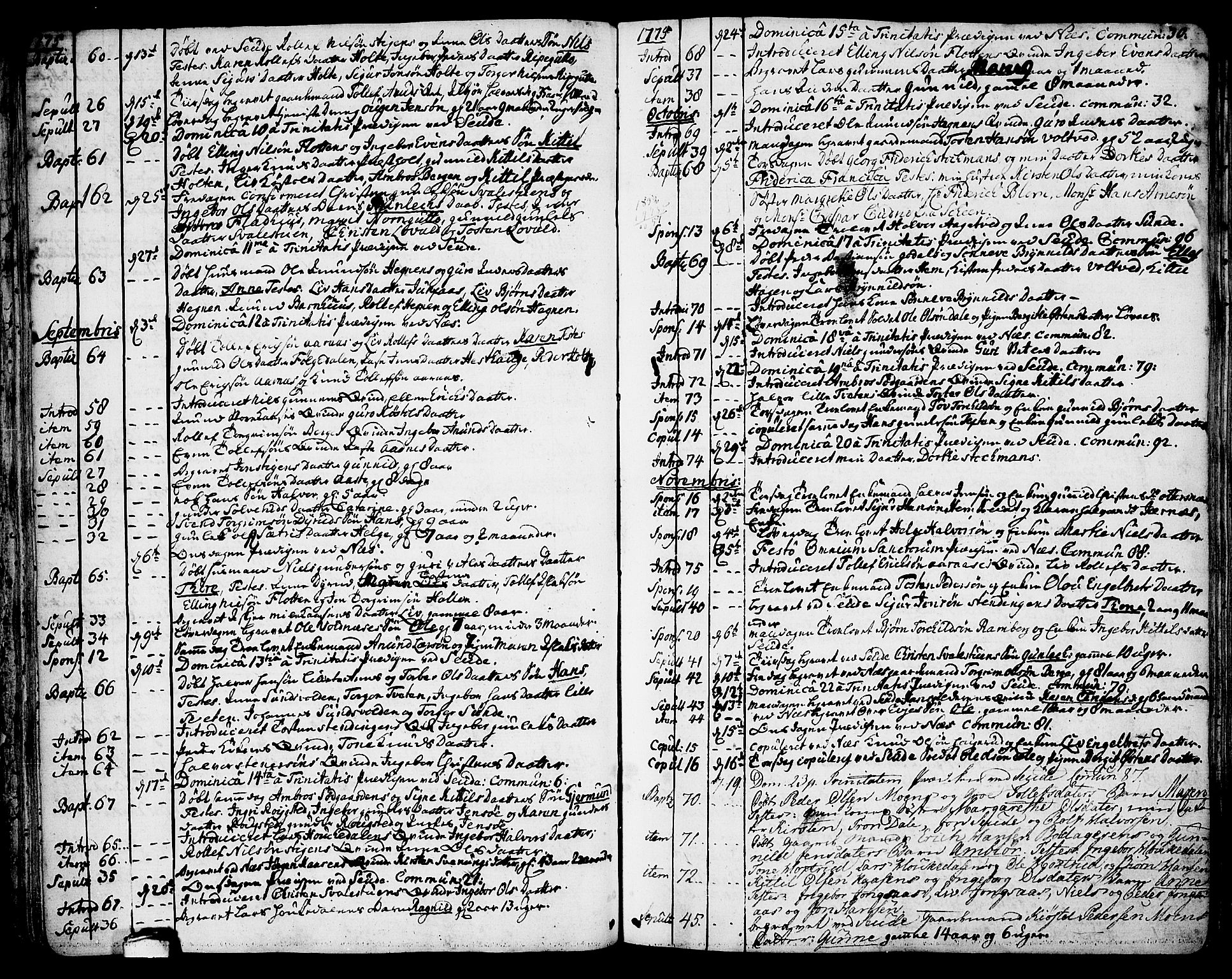 Sauherad kirkebøker, SAKO/A-298/F/Fa/L0004: Parish register (official) no. I 4, 1767-1814