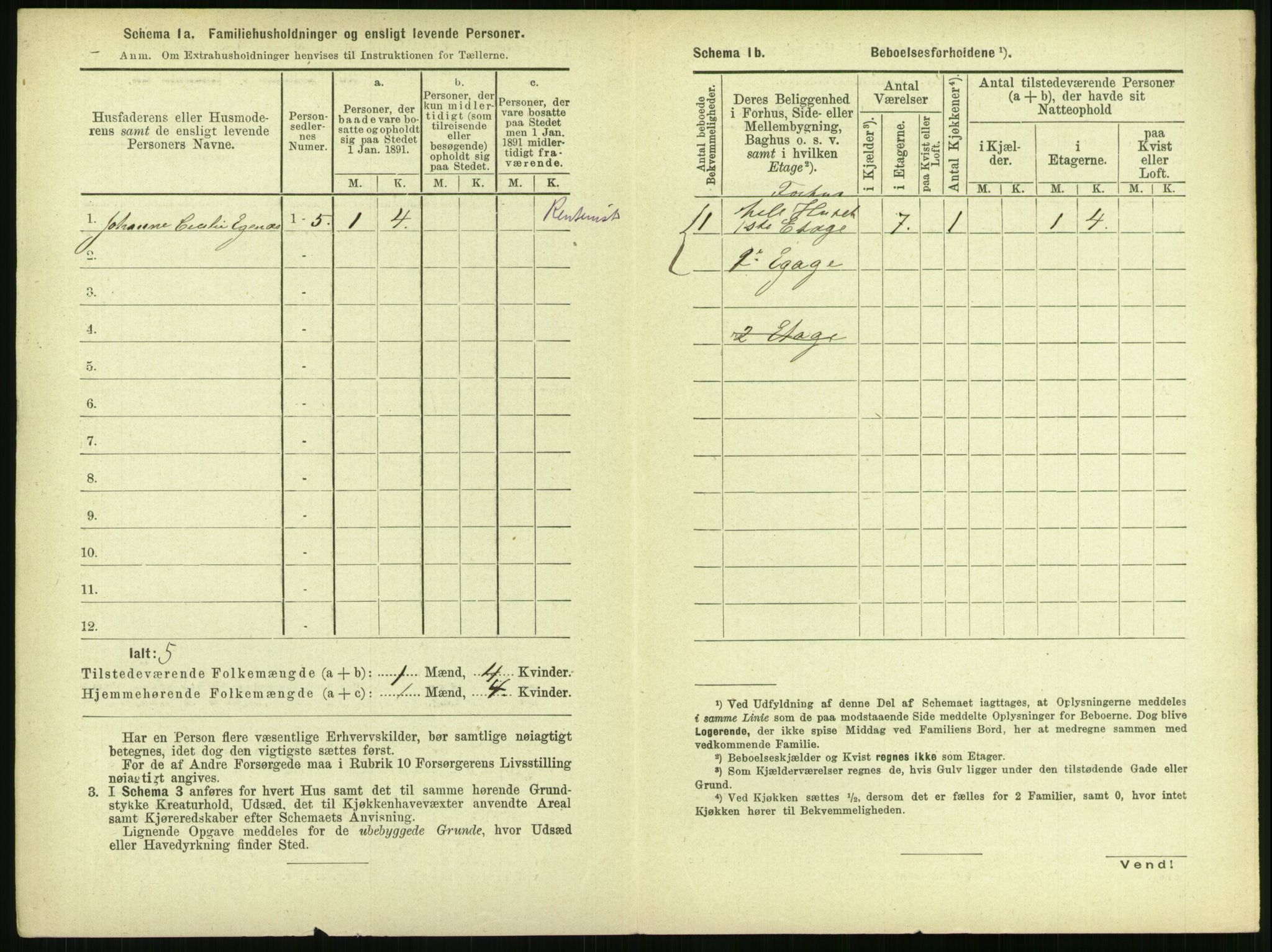 RA, 1891 census for 1103 Stavanger, 1891, p. 878