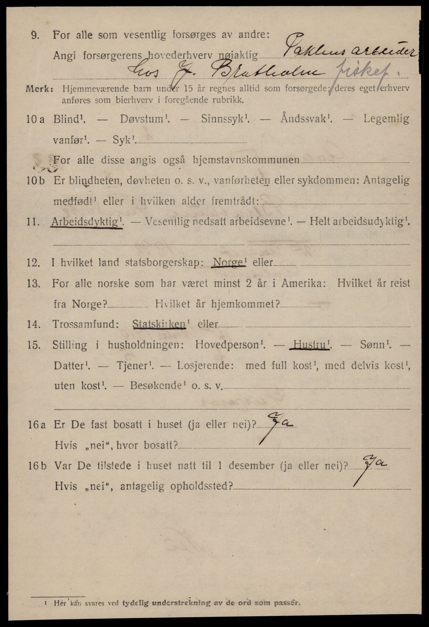 SAT, 1920 census for Ålesund, 1920, p. 40269