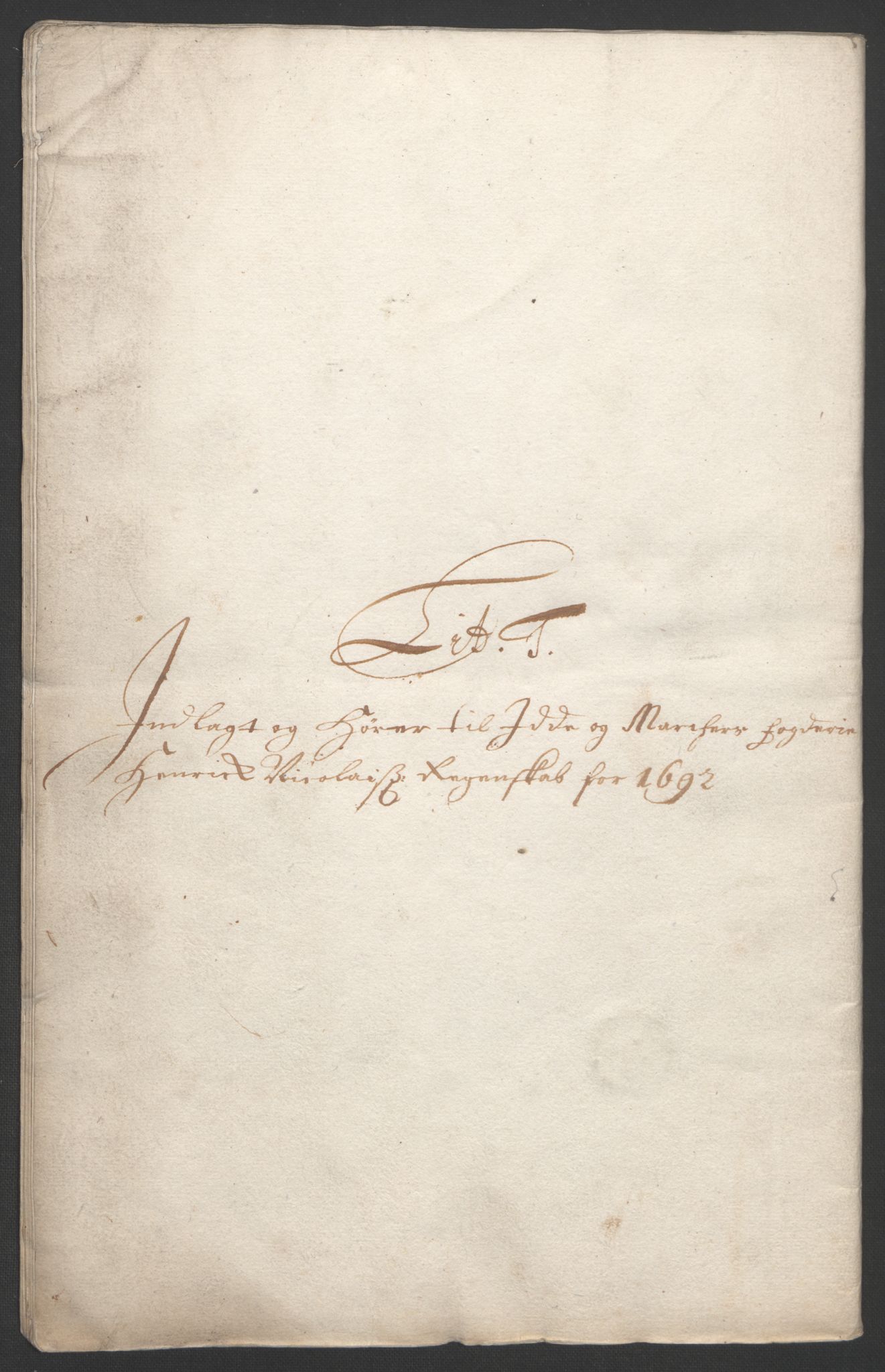 Rentekammeret inntil 1814, Reviderte regnskaper, Fogderegnskap, RA/EA-4092/R01/L0011: Fogderegnskap Idd og Marker, 1692-1693, p. 191
