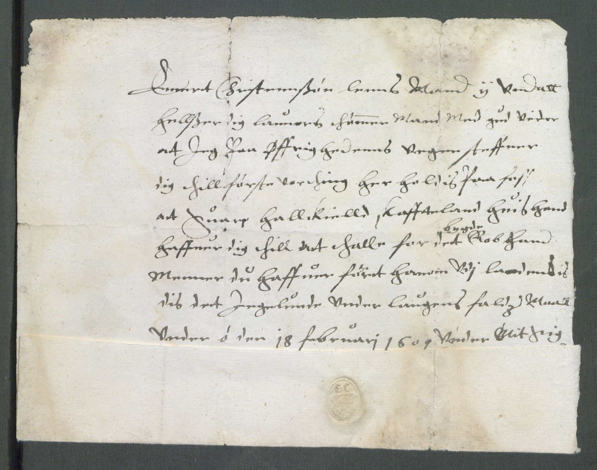 Riksarkivets diplomsamling, AV/RA-EA-5965/F02/L0110: Dokumenter, 1601, p. 16