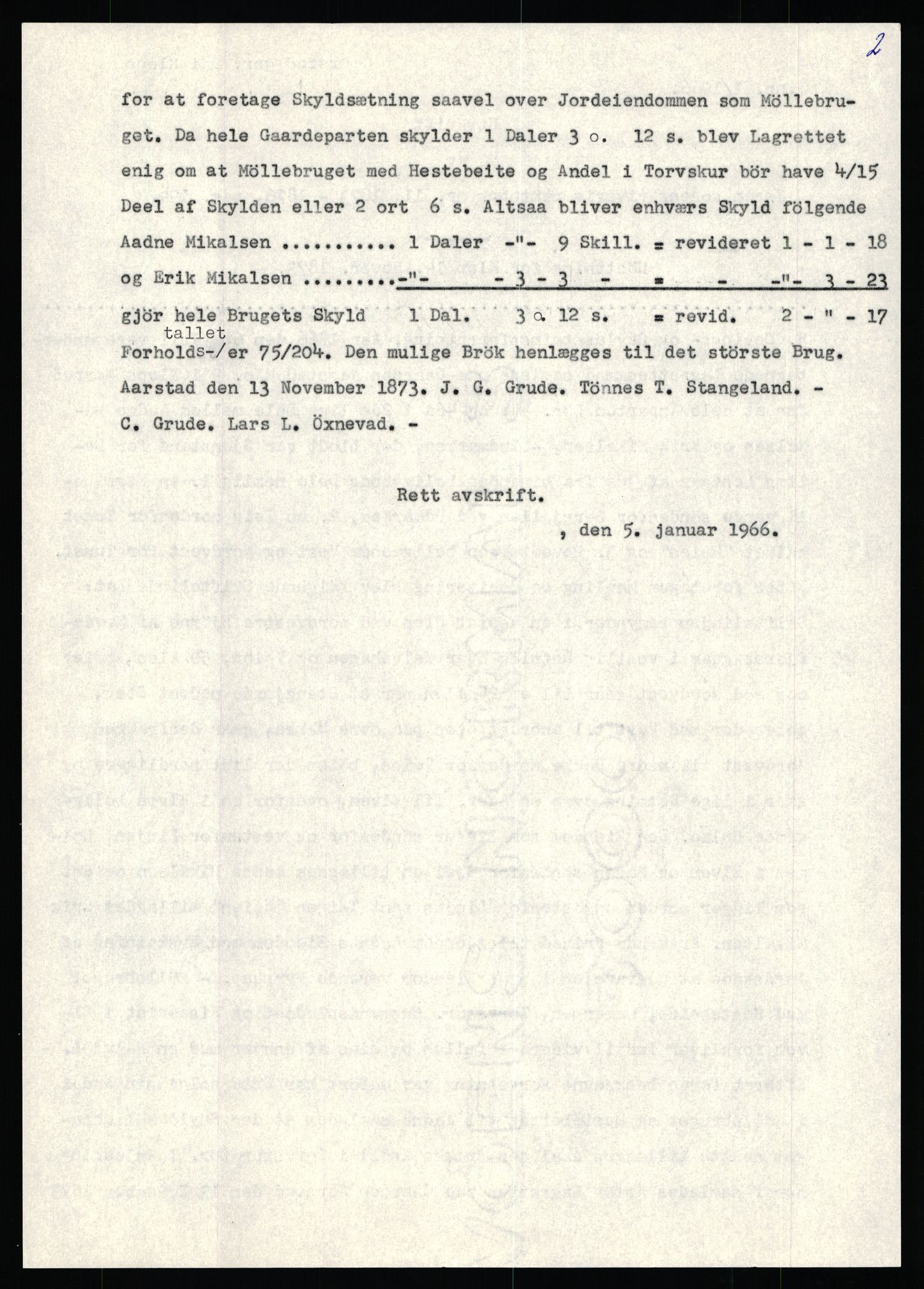 Statsarkivet i Stavanger, SAST/A-101971/03/Y/Yj/L0065: Avskrifter sortert etter gårdsnavn: Odland i Varhaug - Osnes, 1750-1930, p. 717