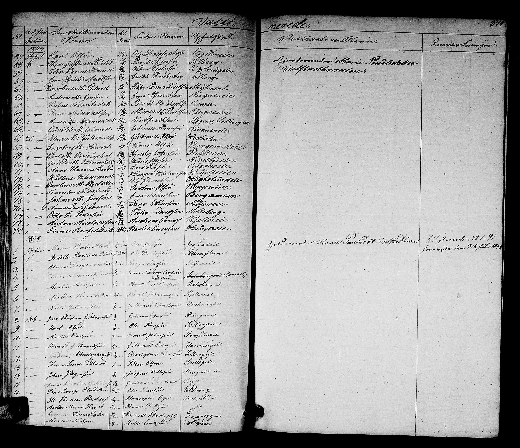 Skedsmo prestekontor Kirkebøker, SAO/A-10033a/G/Ga/L0001: Parish register (copy) no. I 1, 1830-1854, p. 379