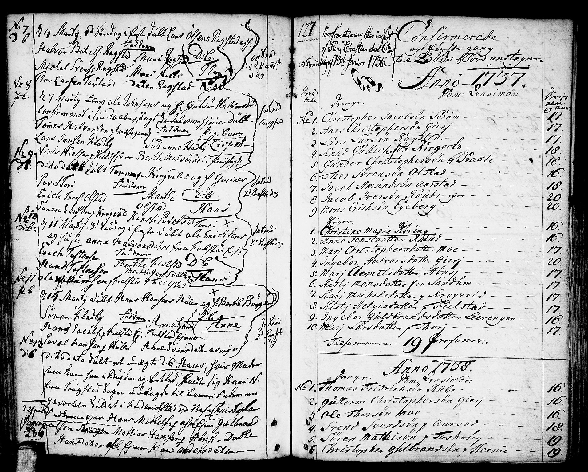 Gjerdrum prestekontor Kirkebøker, SAO/A-10412b/F/Fa/L0002: Parish register (official) no. I 2, 1737-1797, p. 127