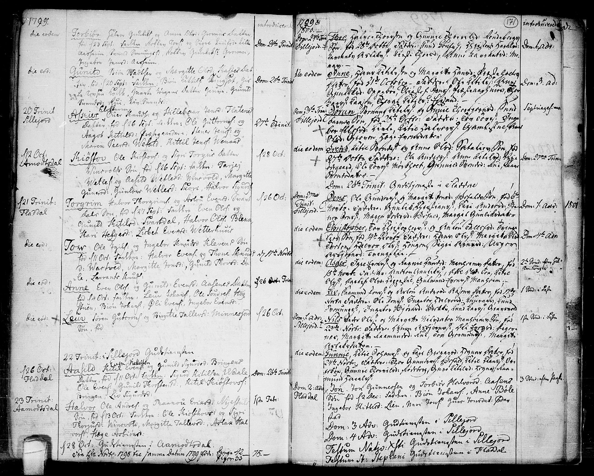 Seljord kirkebøker, SAKO/A-20/F/Fa/L0007: Parish register (official) no. I 7, 1755-1800, p. 171