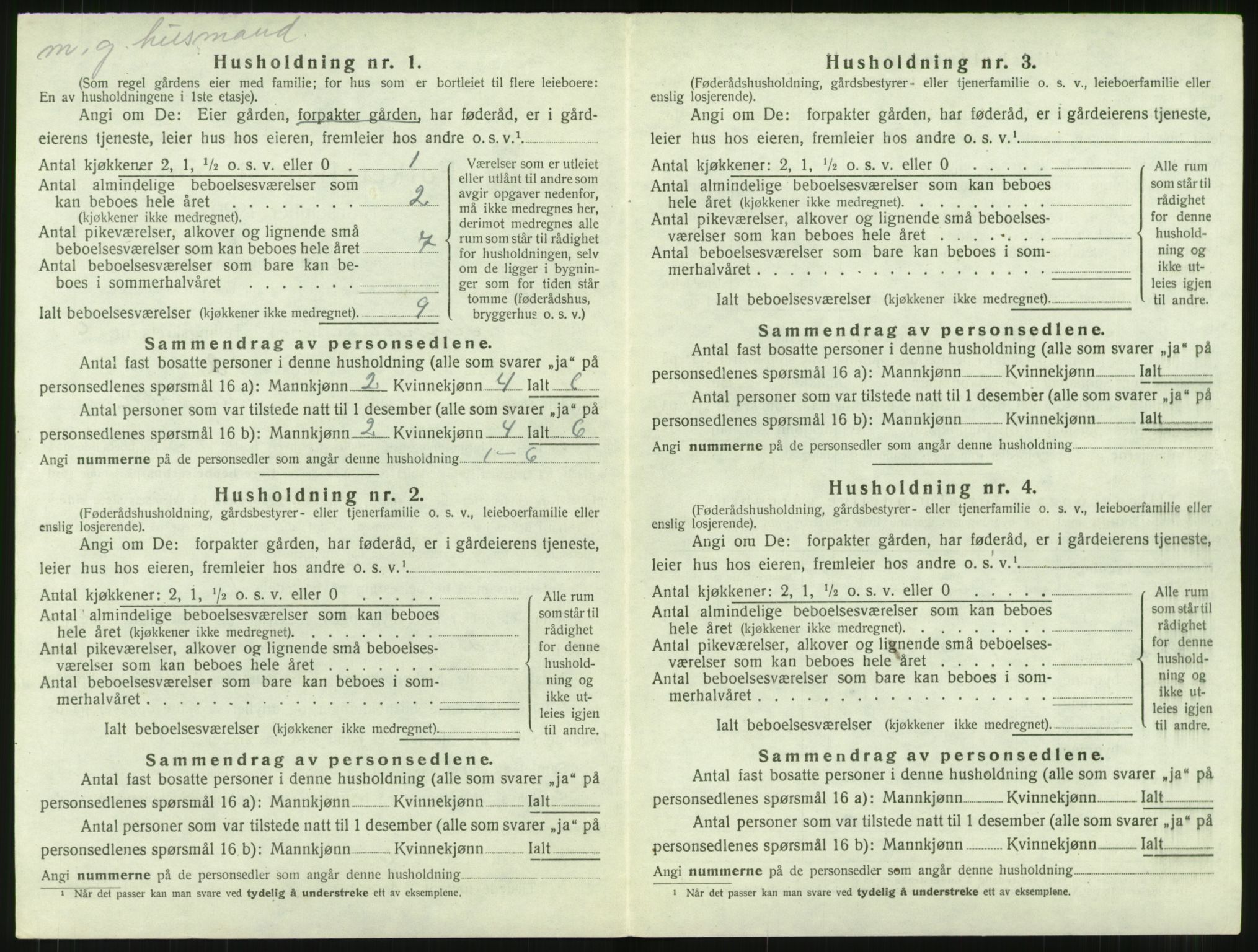 SAT, 1920 census for Surnadal, 1920, p. 706