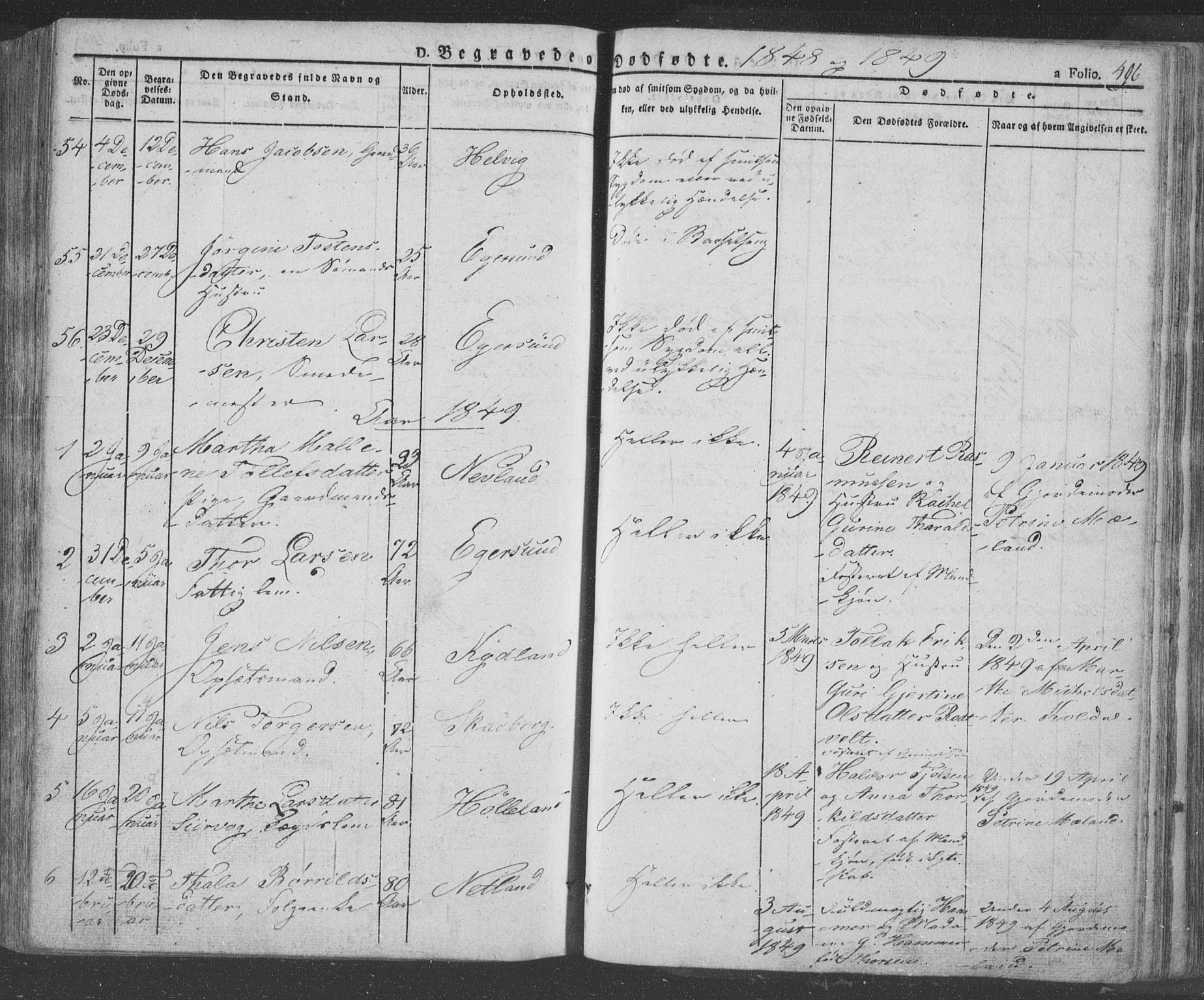 Eigersund sokneprestkontor, AV/SAST-A-101807/S08/L0009: Parish register (official) no. A 9, 1827-1850, p. 496