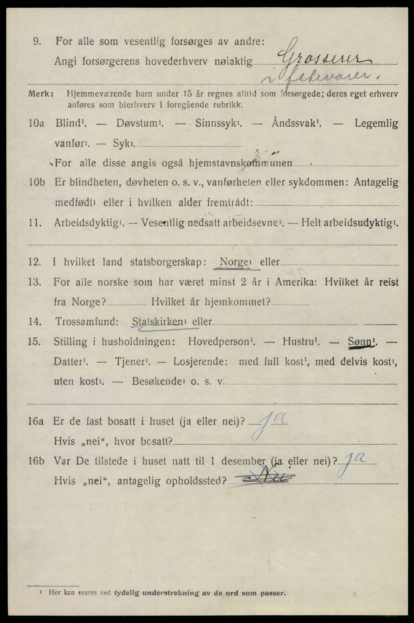 SAO, 1920 census for Bærum, 1920, p. 7243