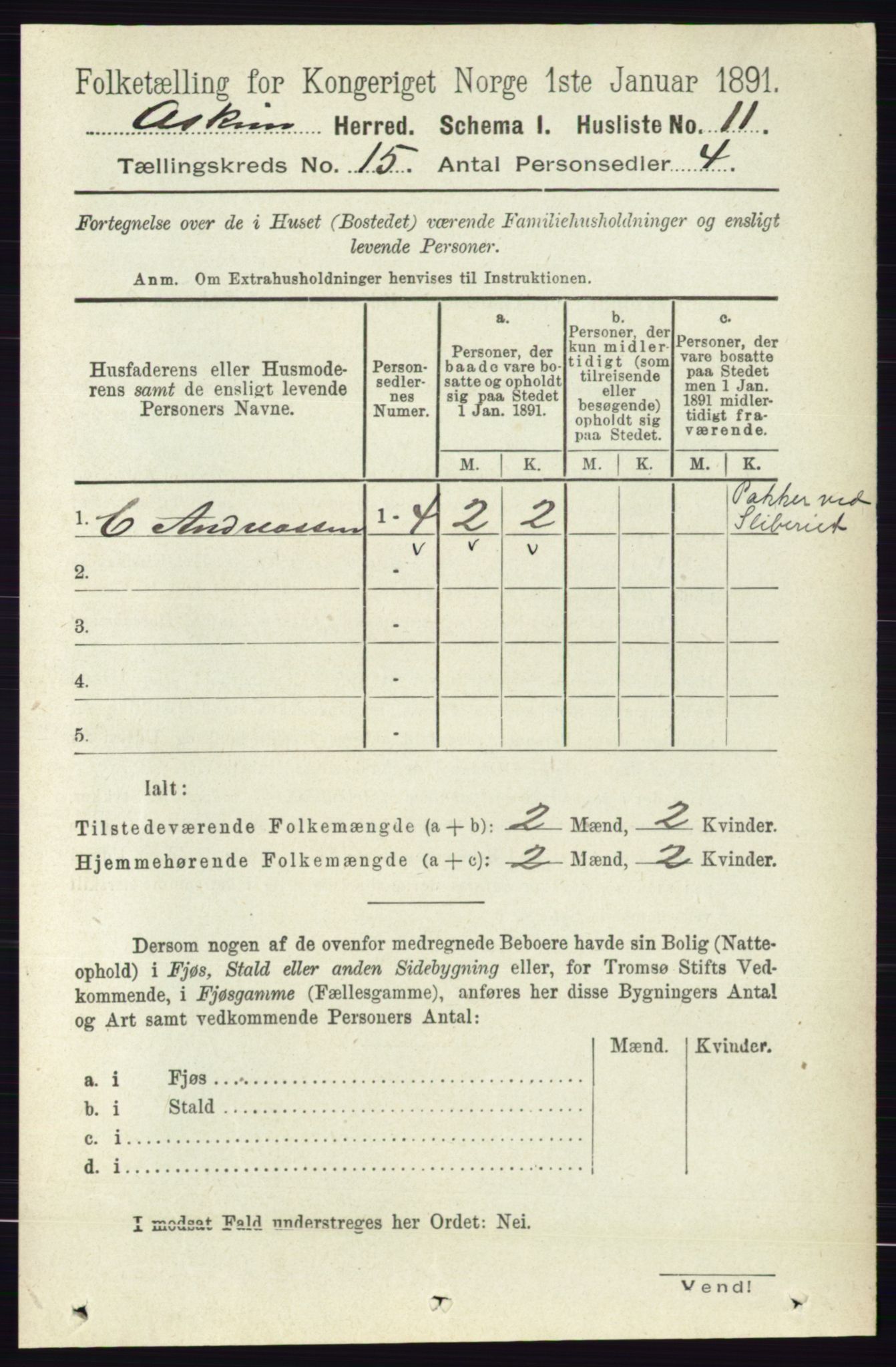 RA, 1891 census for 0124 Askim, 1891, p. 2428