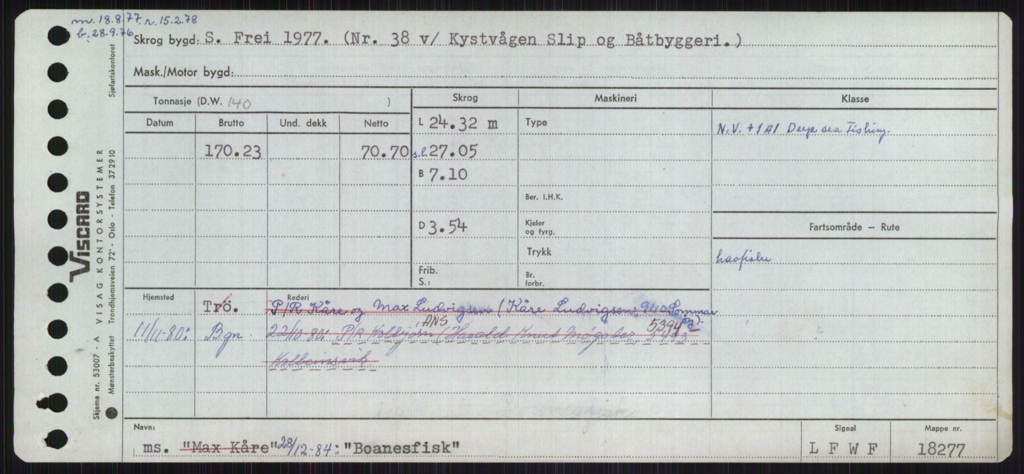 Sjøfartsdirektoratet med forløpere, Skipsmålingen, RA/S-1627/H/Ha/L0001/0002: Fartøy, A-Eig / Fartøy Bjør-Eig, p. 97