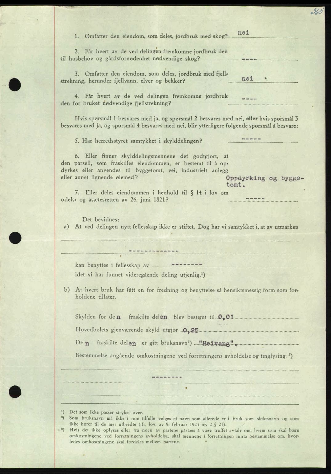 Nordmøre sorenskriveri, AV/SAT-A-4132/1/2/2Ca: Mortgage book no. A110, 1948-1949, Diary no: : 41/1949