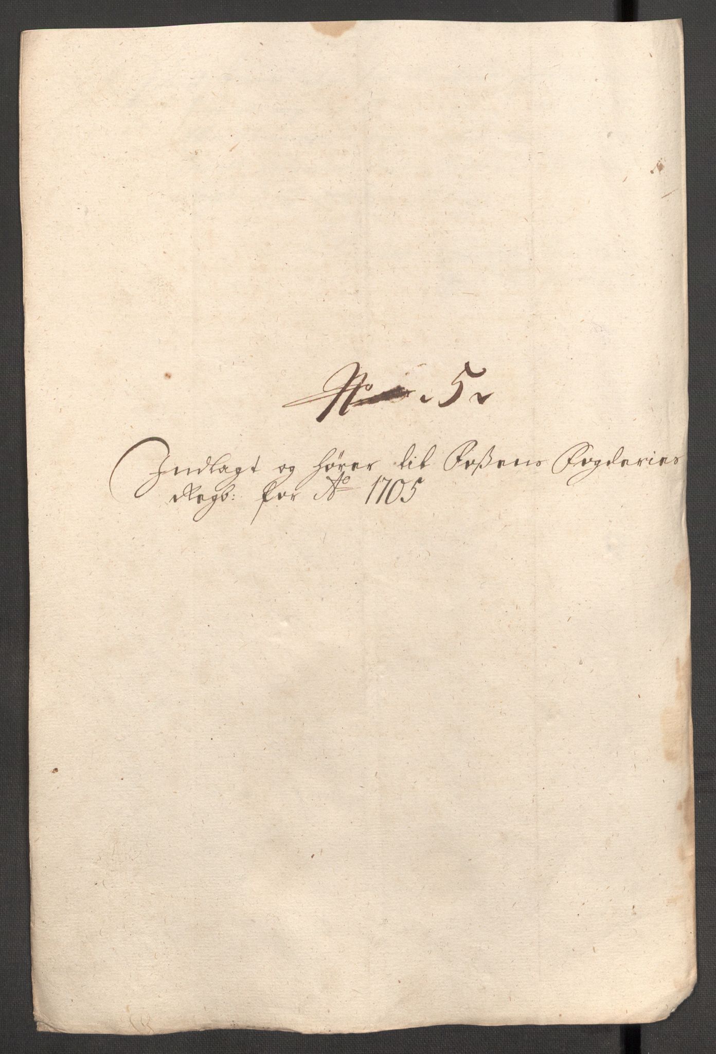 Rentekammeret inntil 1814, Reviderte regnskaper, Fogderegnskap, AV/RA-EA-4092/R57/L3856: Fogderegnskap Fosen, 1704-1705, p. 255