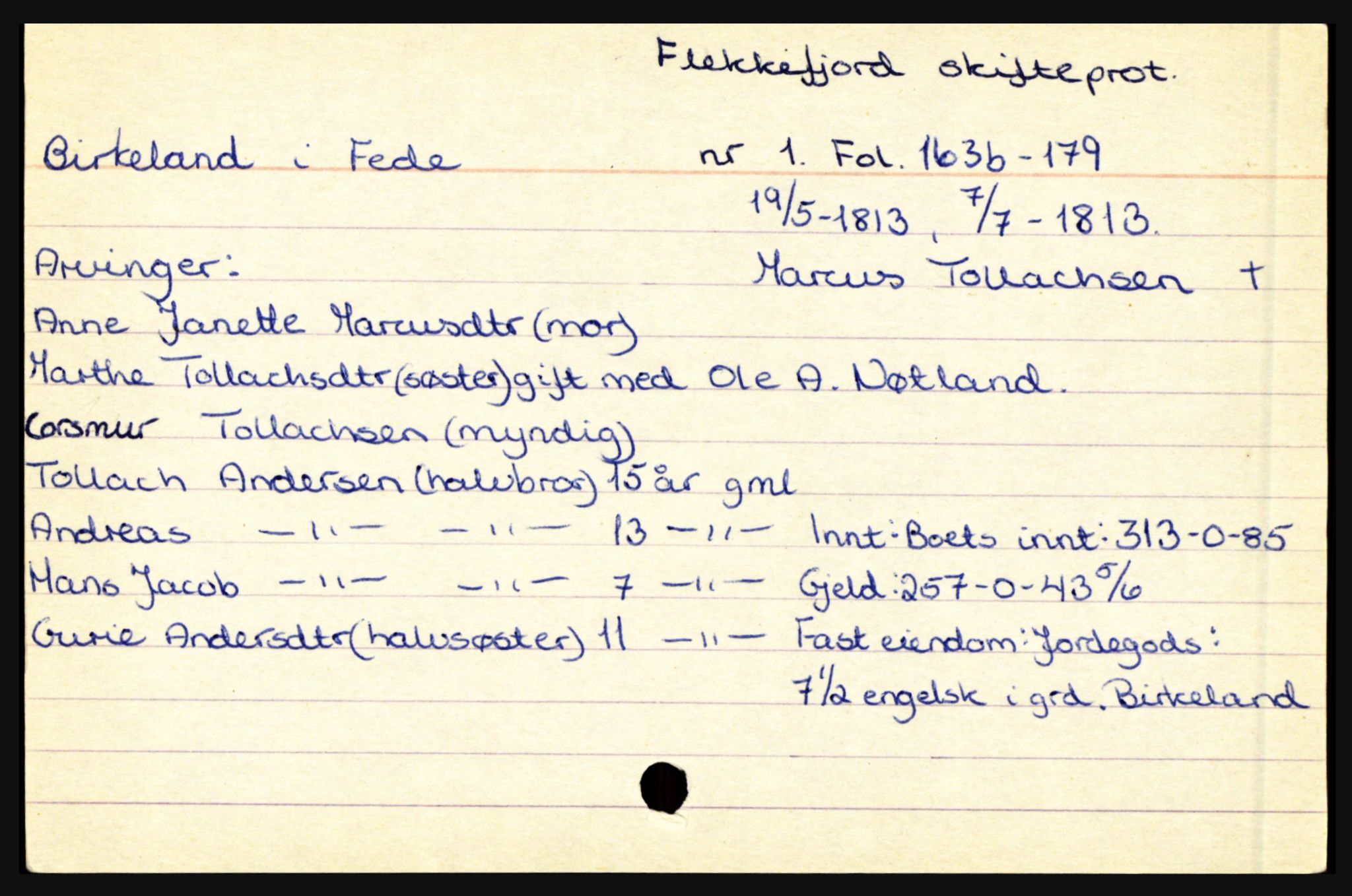 Flekkefjord sorenskriveri, AV/SAK-1221-0001/H, p. 79