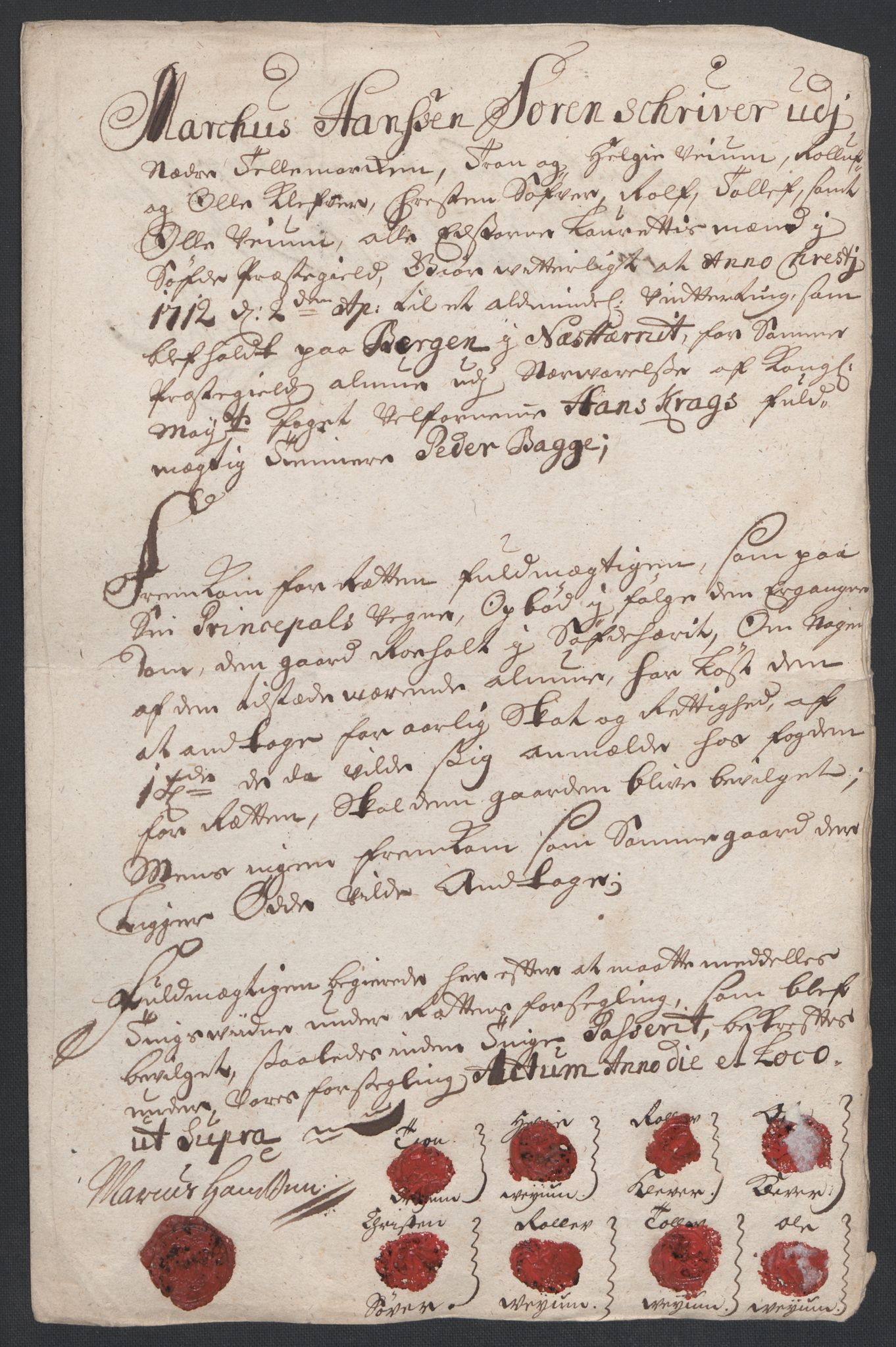 Rentekammeret inntil 1814, Reviderte regnskaper, Fogderegnskap, AV/RA-EA-4092/R36/L2120: Fogderegnskap Øvre og Nedre Telemark og Bamble, 1711, p. 280