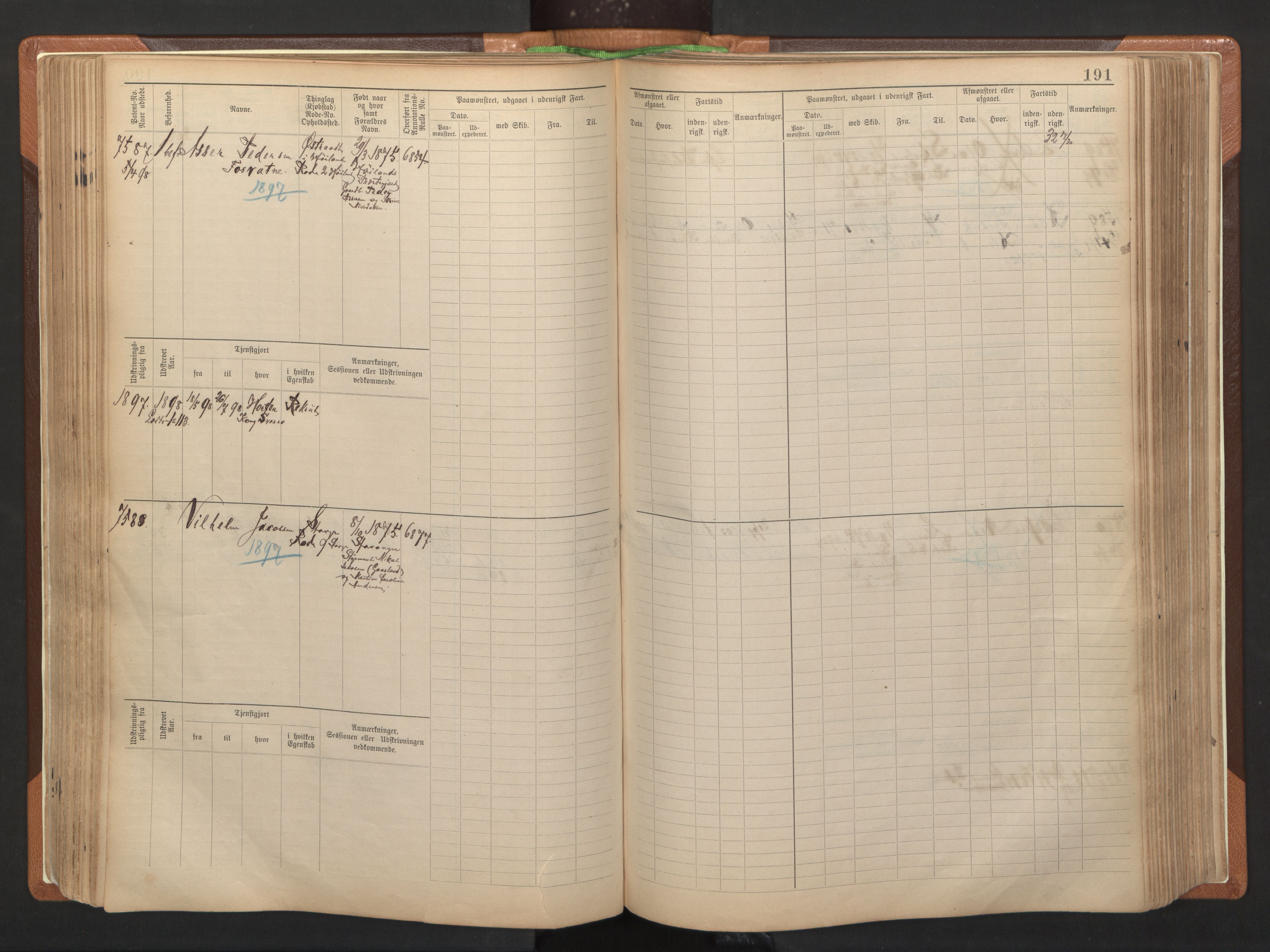 Stavanger sjømannskontor, AV/SAST-A-102006/F/Fb/Fbb/L0012: Sjøfartshovedrulle, patentnr. 7207-8158, 1894-1904, p. 194