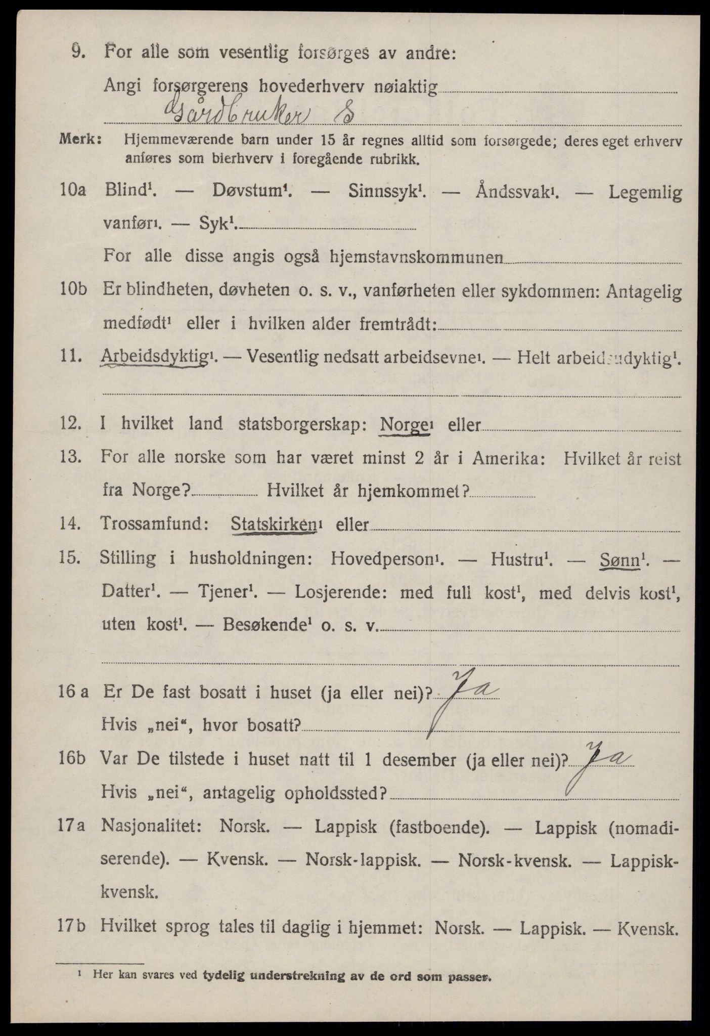 SAT, 1920 census for Rissa, 1920, p. 6576