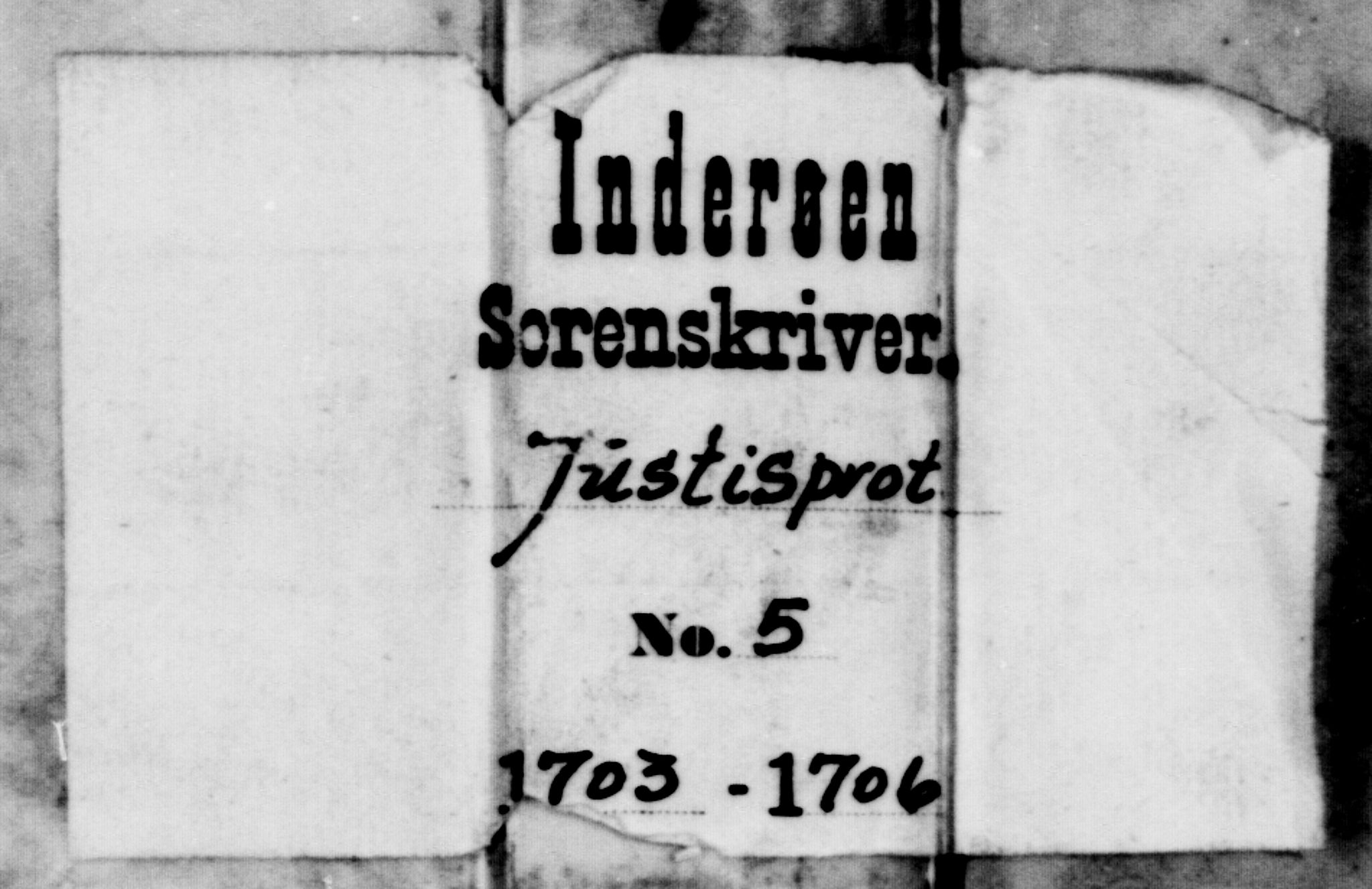 Inderøy sorenskriveri, AV/SAT-A-4147/1/1/1A/L0005: Tingbok, 1703-1706