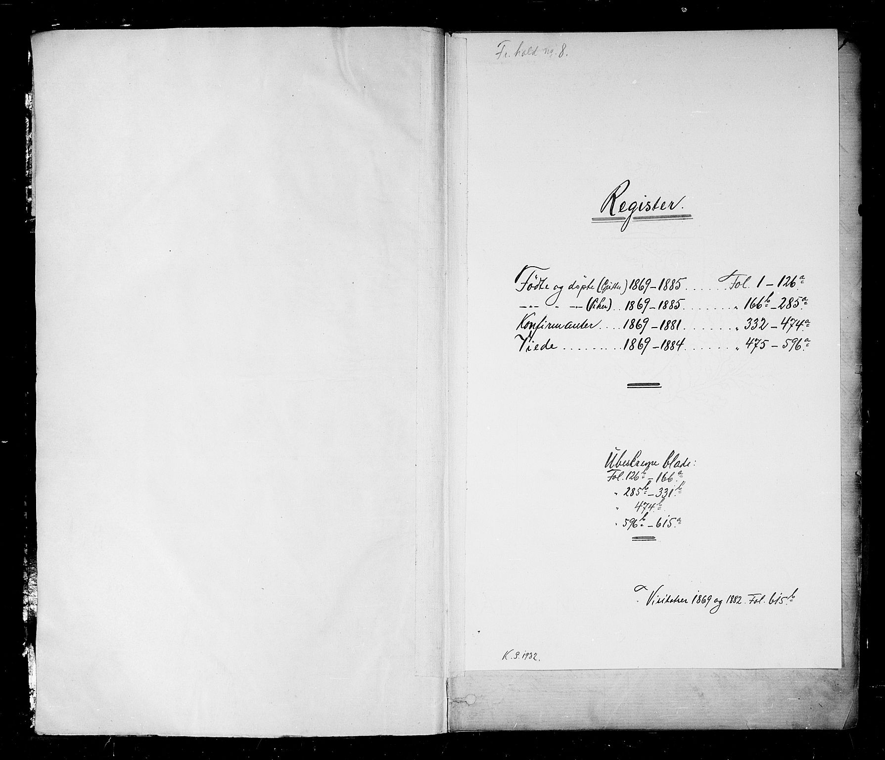 Halden prestekontor Kirkebøker, SAO/A-10909/G/Ga/L0006: Parish register (copy) no. 6, 1869-1884