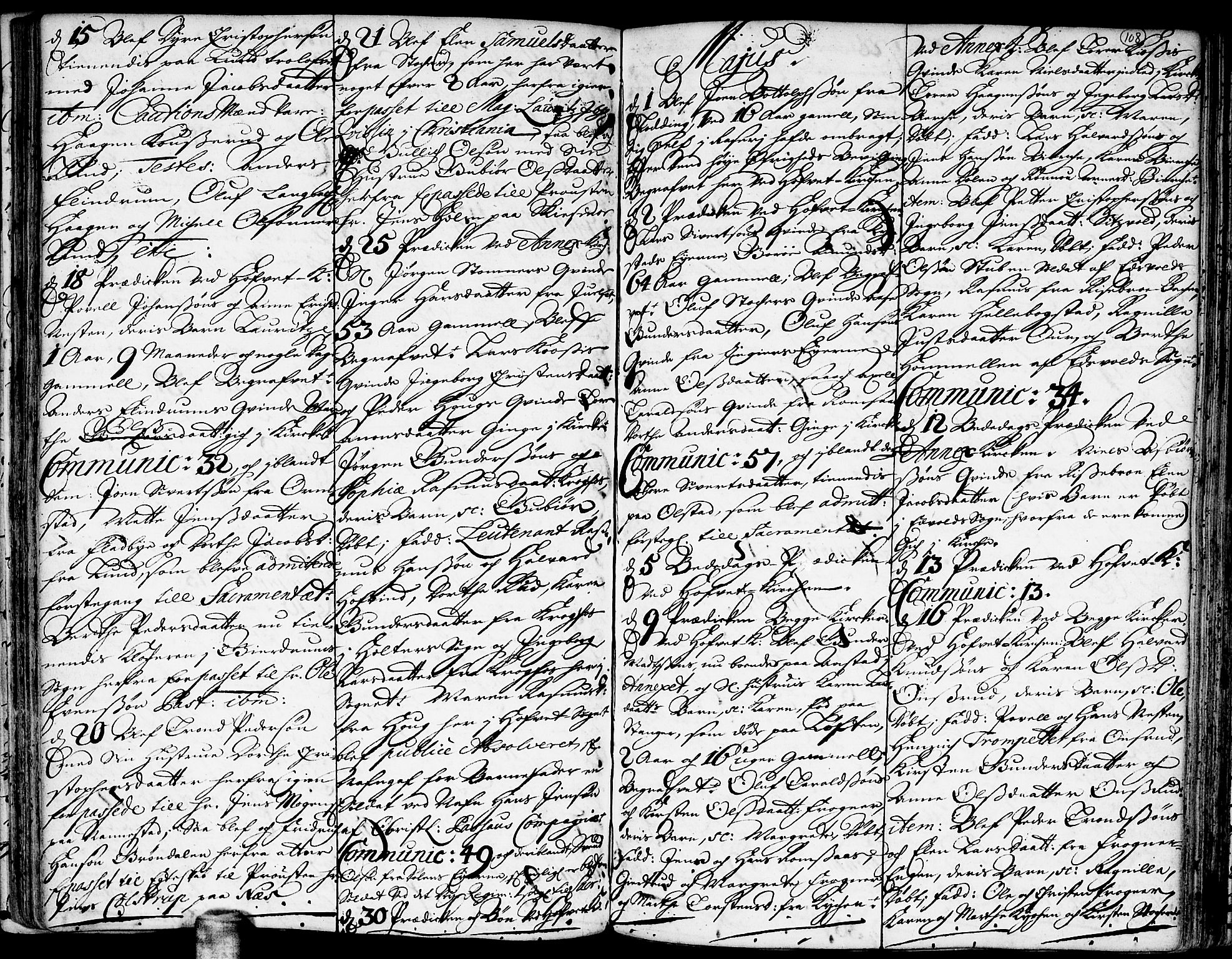 Ullensaker prestekontor Kirkebøker, AV/SAO-A-10236a/F/Fa/L0001: Parish register (official) no. I 1, 1689-1701, p. 108