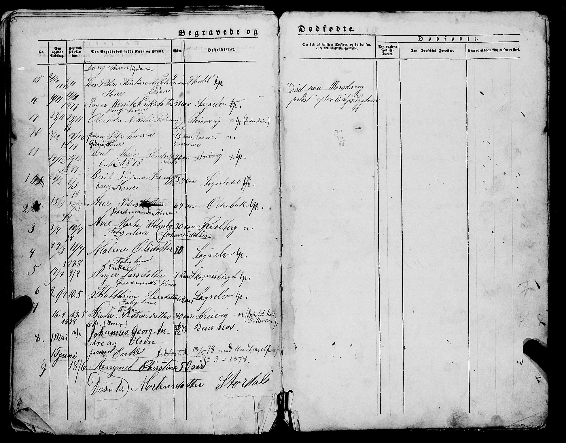 Lyngen sokneprestembete, AV/SATØ-S-1289/H/He/Heb/L0005klokker: Parish register (copy) no. 5, 1847-1882