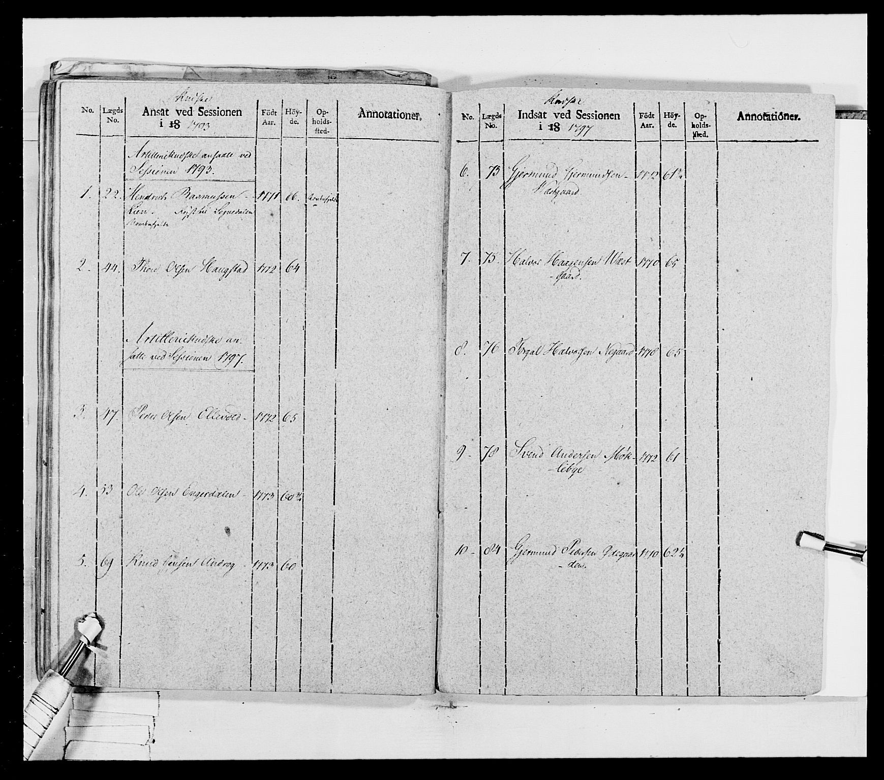 Generalitets- og kommissariatskollegiet, Det kongelige norske kommissariatskollegium, AV/RA-EA-5420/E/Eh/L0027: Skiløperkompaniene, 1812-1832, p. 488