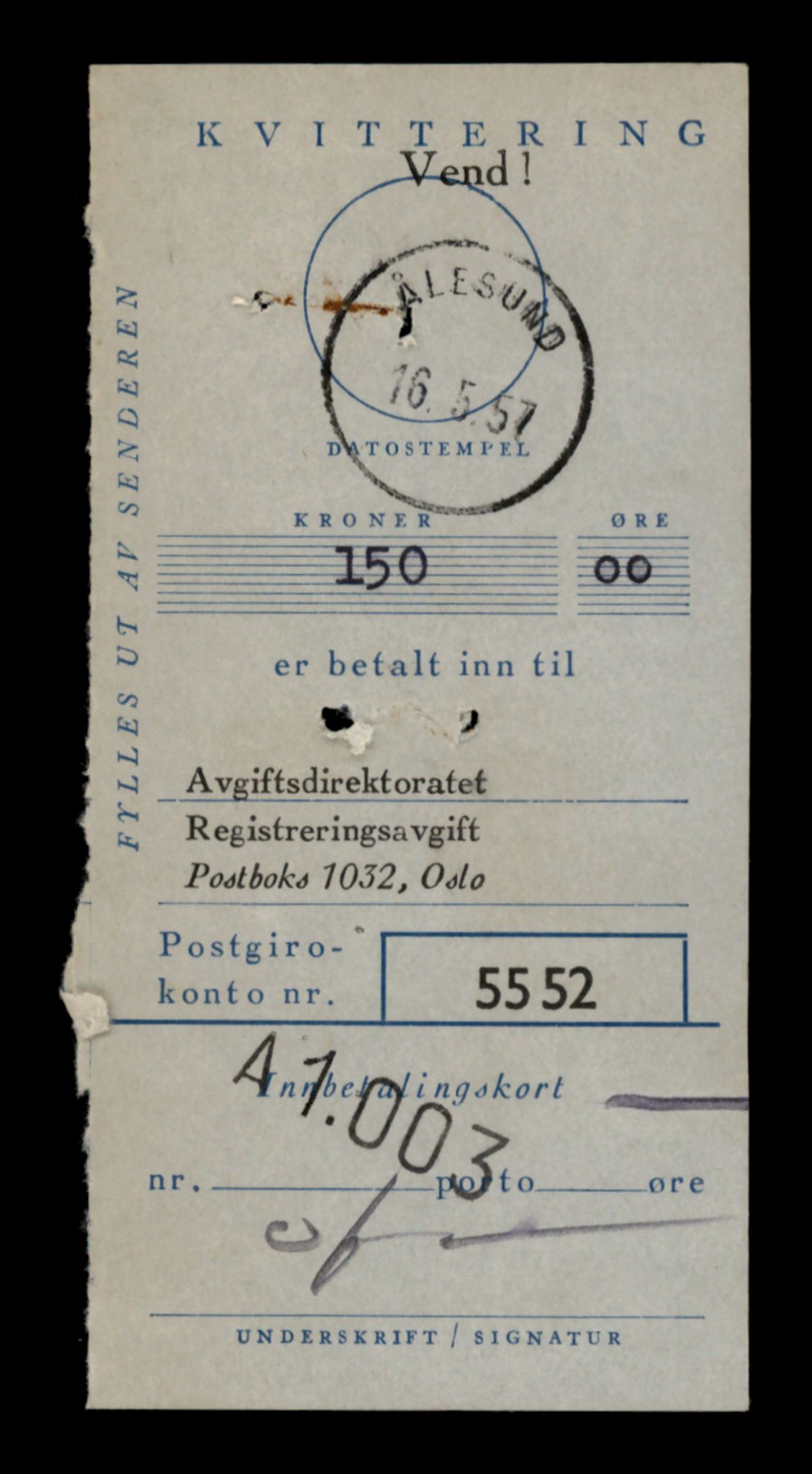 Møre og Romsdal vegkontor - Ålesund trafikkstasjon, AV/SAT-A-4099/F/Fe/L0039: Registreringskort for kjøretøy T 13361 - T 13530, 1927-1998, p. 139