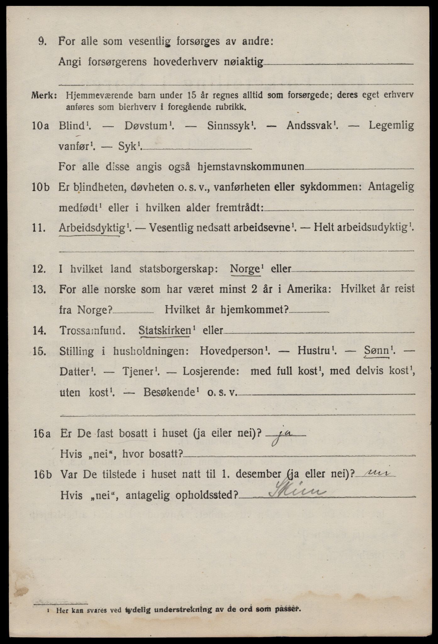 SAKO, 1920 census for Vinje, 1920, p. 708