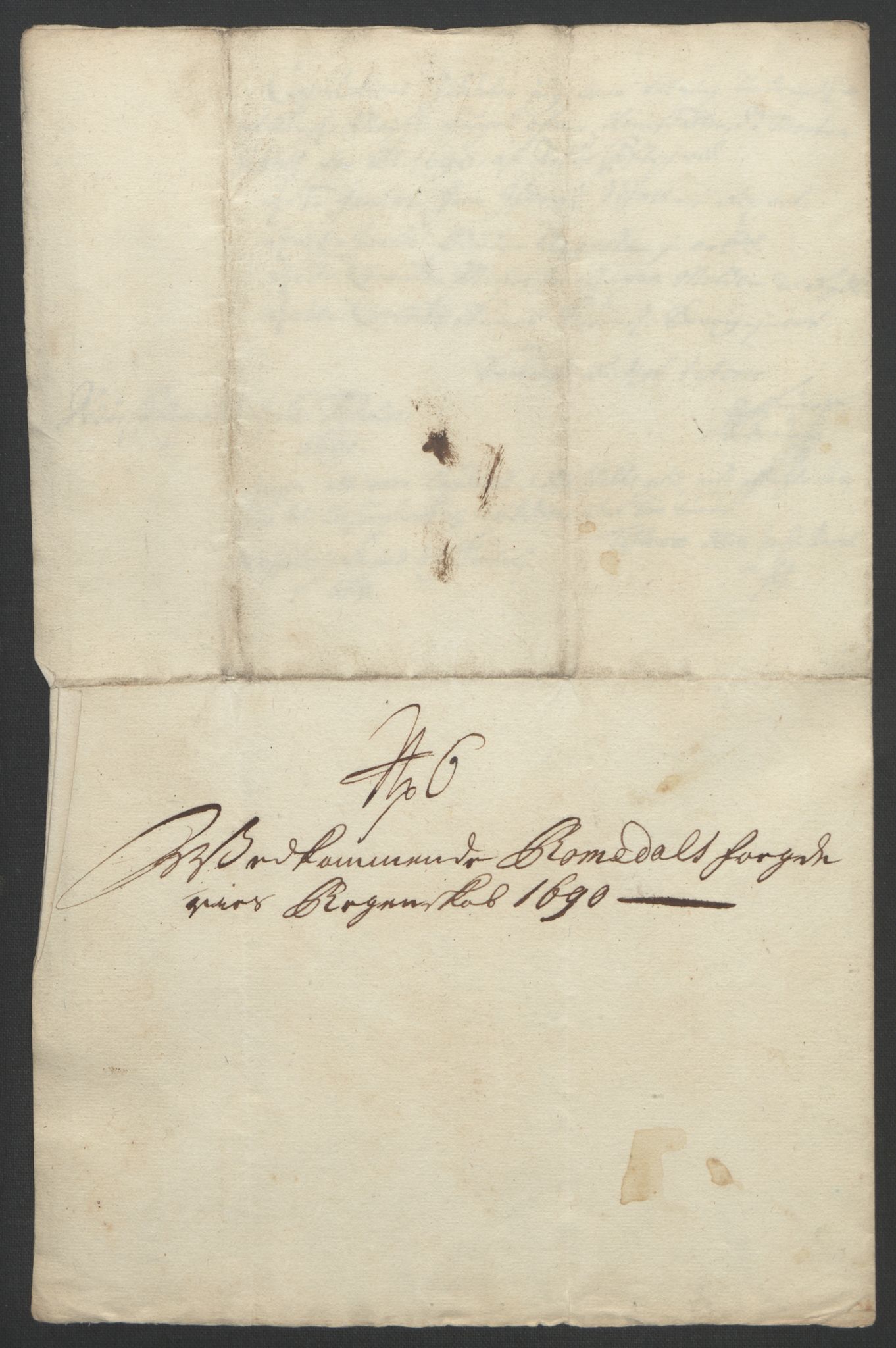 Rentekammeret inntil 1814, Reviderte regnskaper, Fogderegnskap, AV/RA-EA-4092/R55/L3649: Fogderegnskap Romsdal, 1690-1691, p. 103