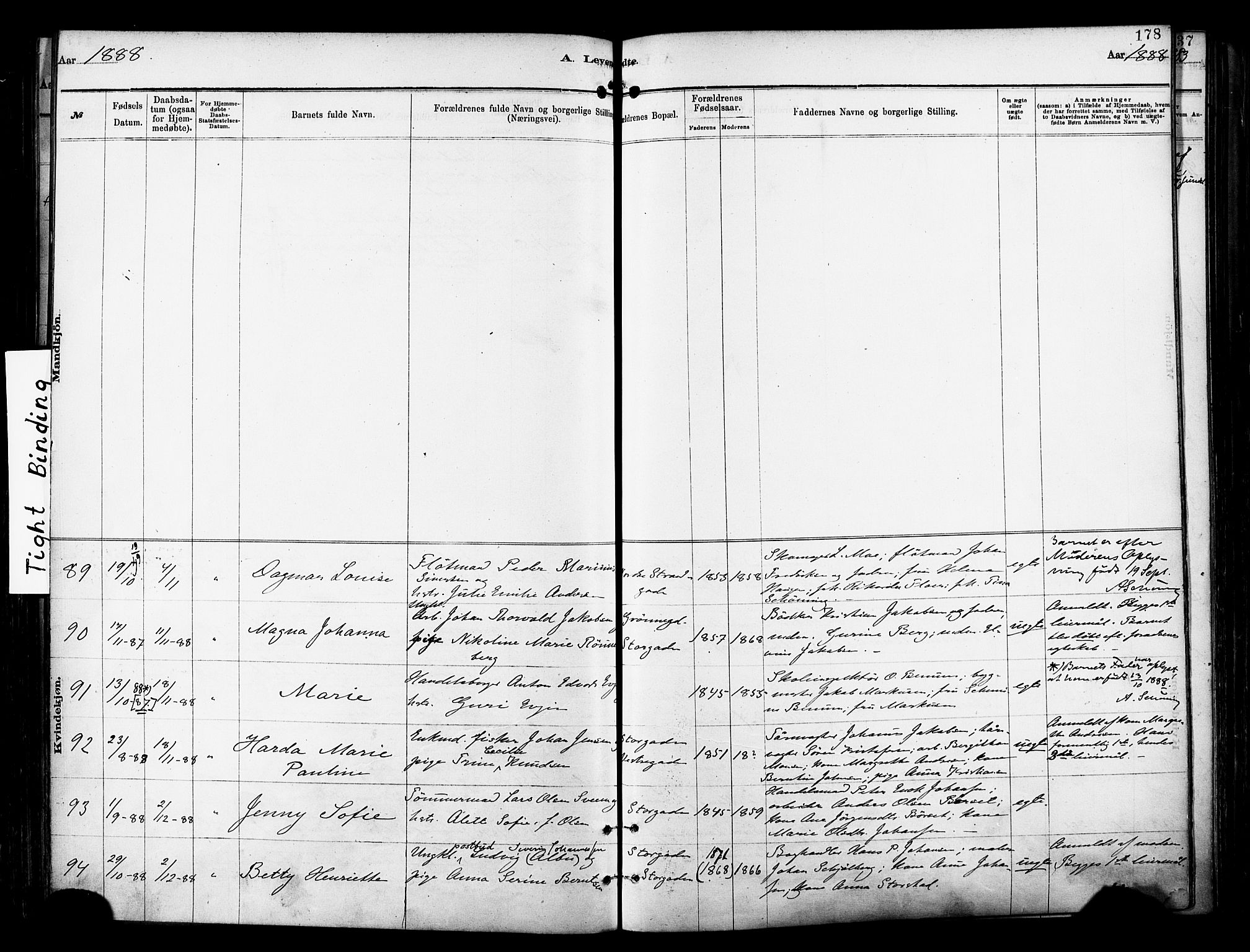 Tromsø sokneprestkontor/stiftsprosti/domprosti, SATØ/S-1343/G/Ga/L0014kirke: Parish register (official) no. 14, 1878-1888, p. 178