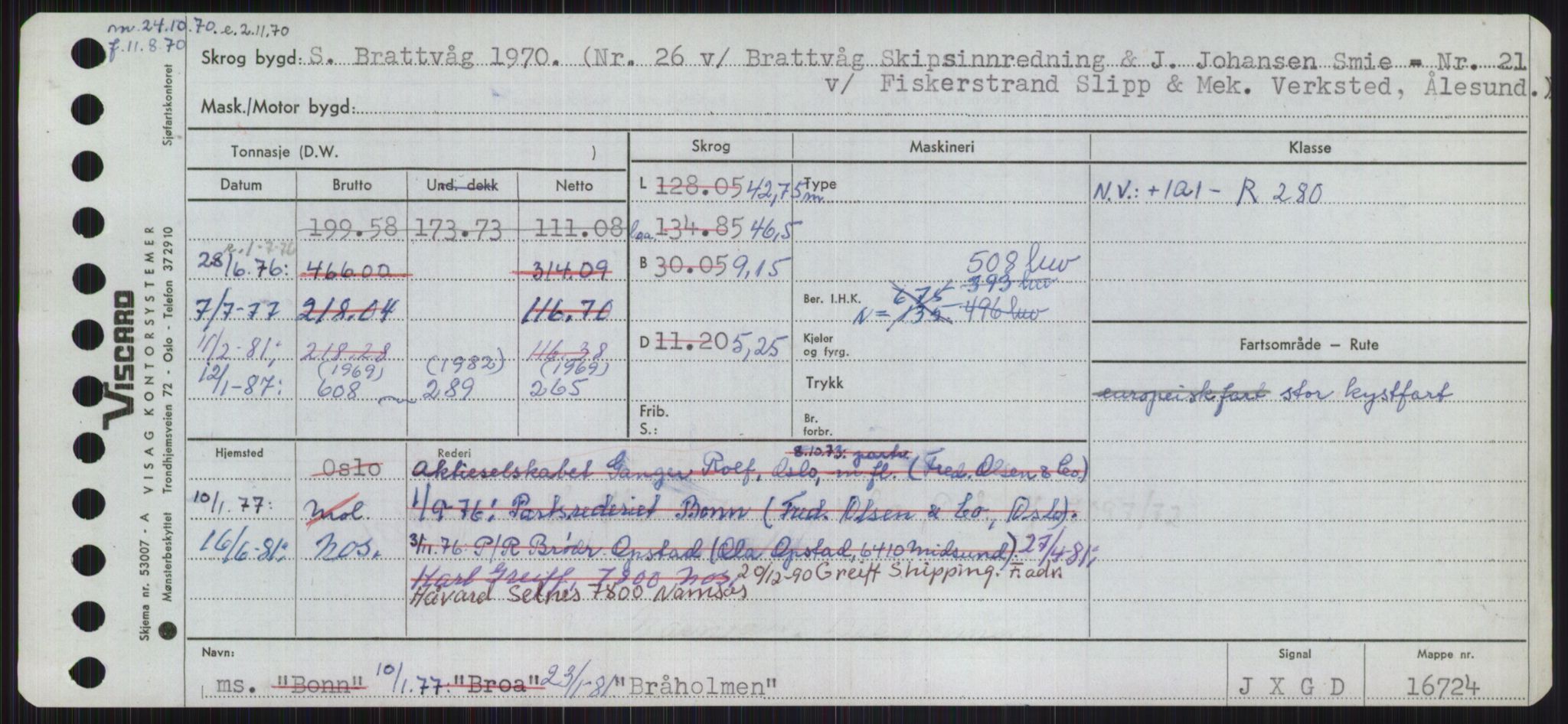 Sjøfartsdirektoratet med forløpere, Skipsmålingen, RA/S-1627/H/Ha/L0001/0002: Fartøy, A-Eig / Fartøy Bjør-Eig, p. 381