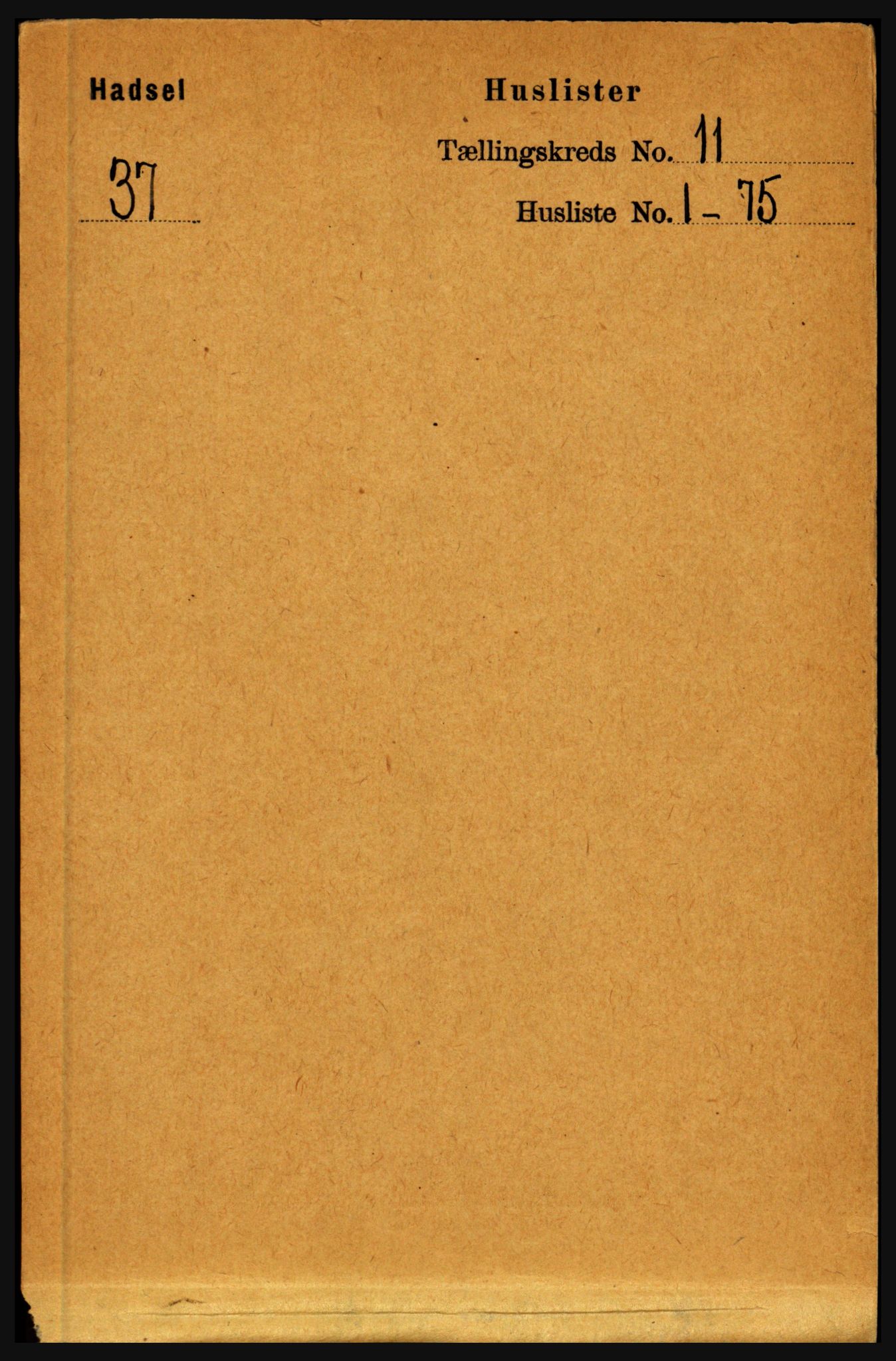 RA, 1891 census for 1866 Hadsel, 1891, p. 4642