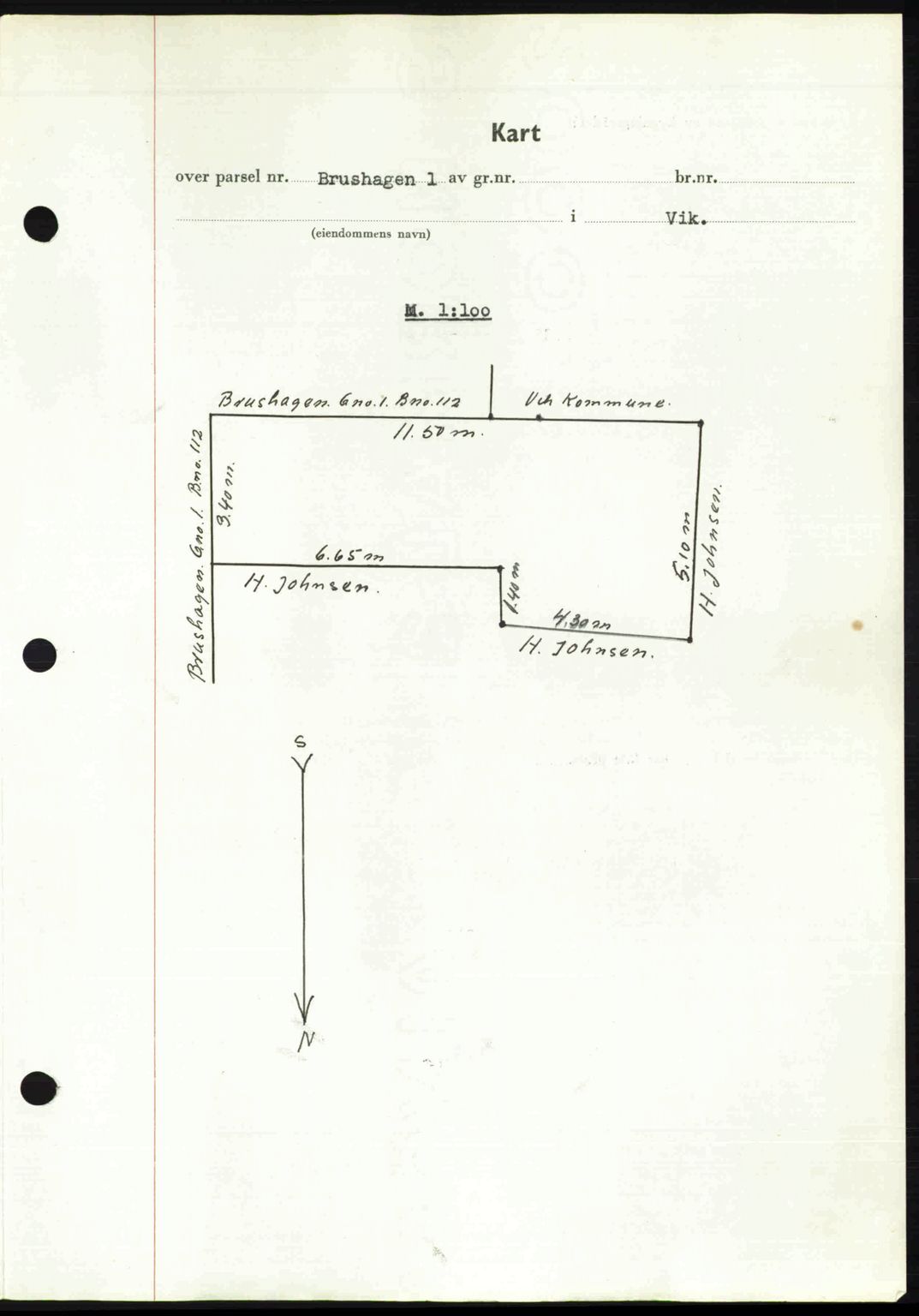 Ytre Sogn tingrett, AV/SAB-A-2601/1/G/Gbb/L0009: Mortgage book no. A6 - A7 (B4), 1950-1950, Diary no: : 890/1950