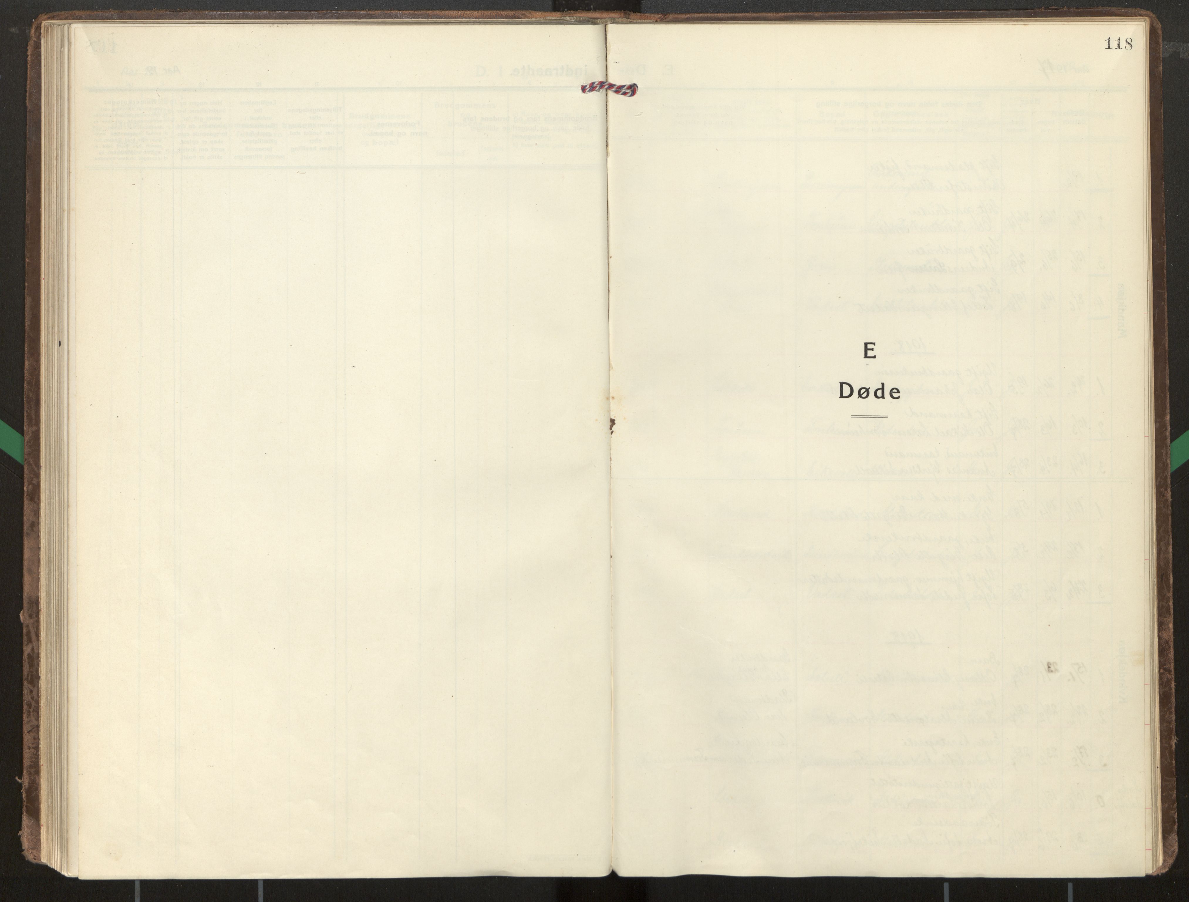 Kinn sokneprestembete, SAB/A-80801/H/Haa/Haae/L0002: Parish register (official) no. E 2, 1917-1937, p. 118